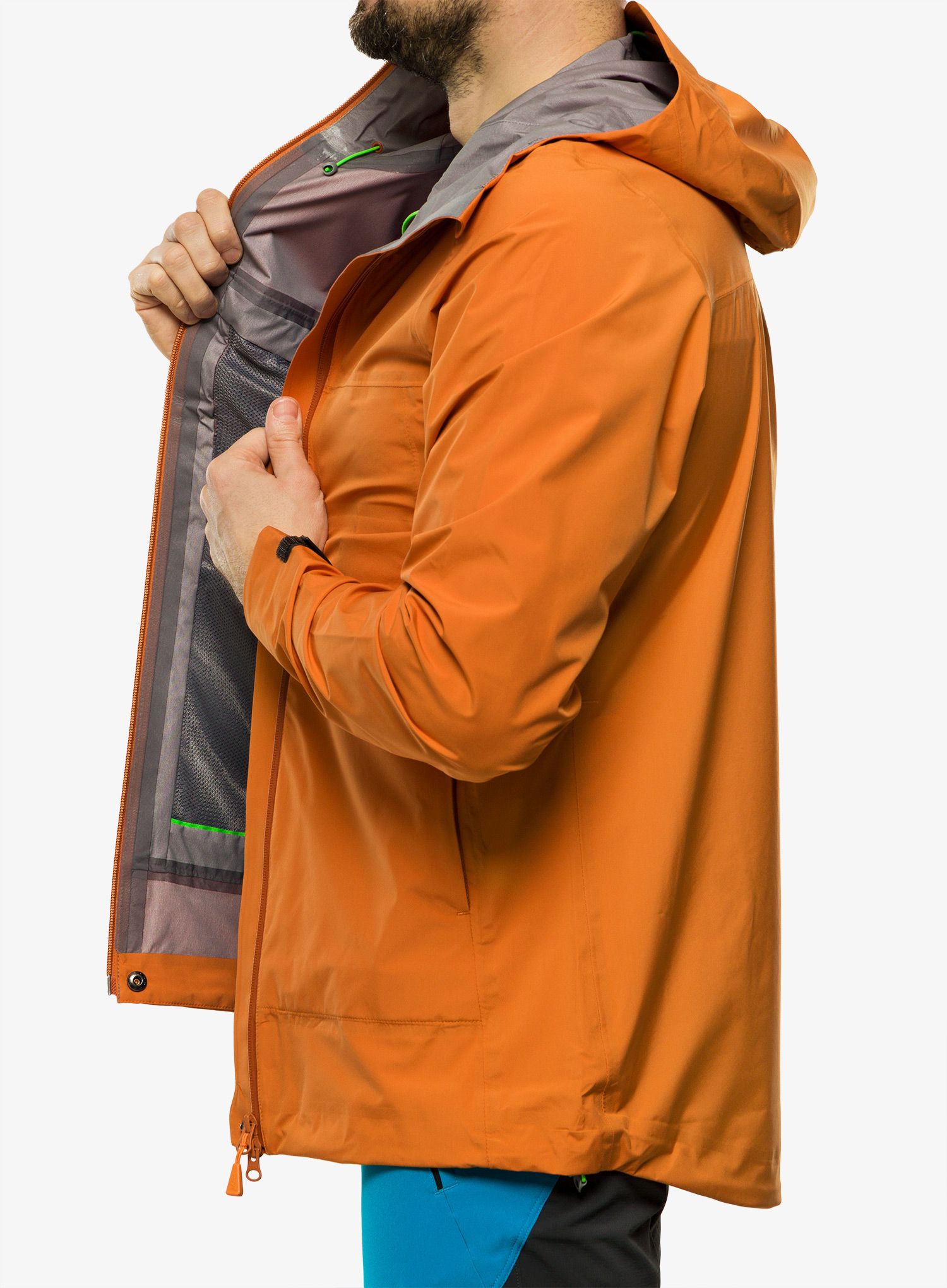 Bunda do deště Inov-8 Venturelite Jacket FZ - orange