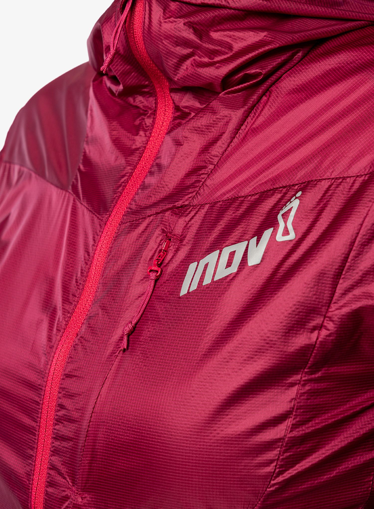 Dámská větruodolná bunda Inov-8 Windshell FZ - pink