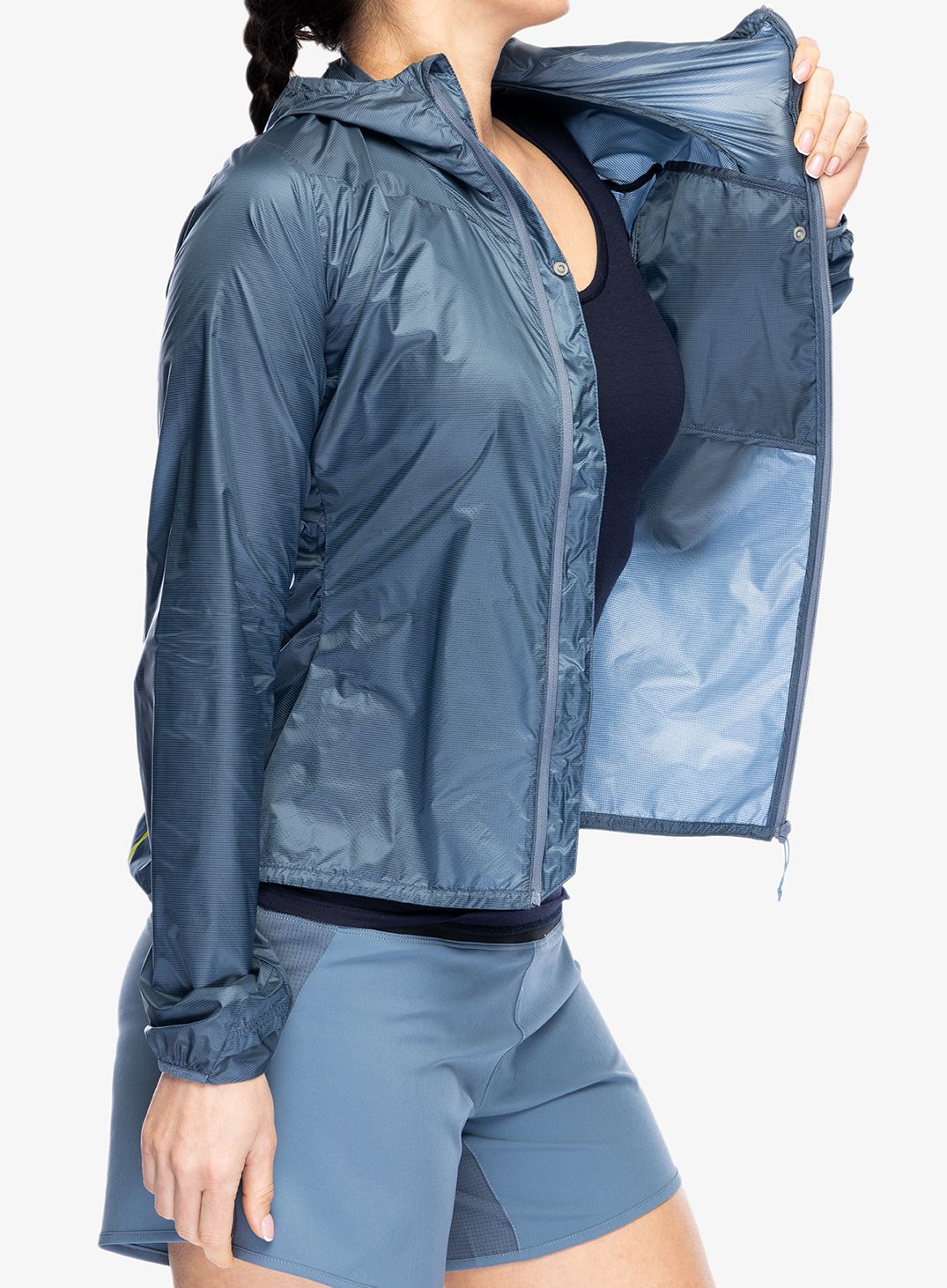 Větrovka dámská Inov-8 Windshell FZ - slate