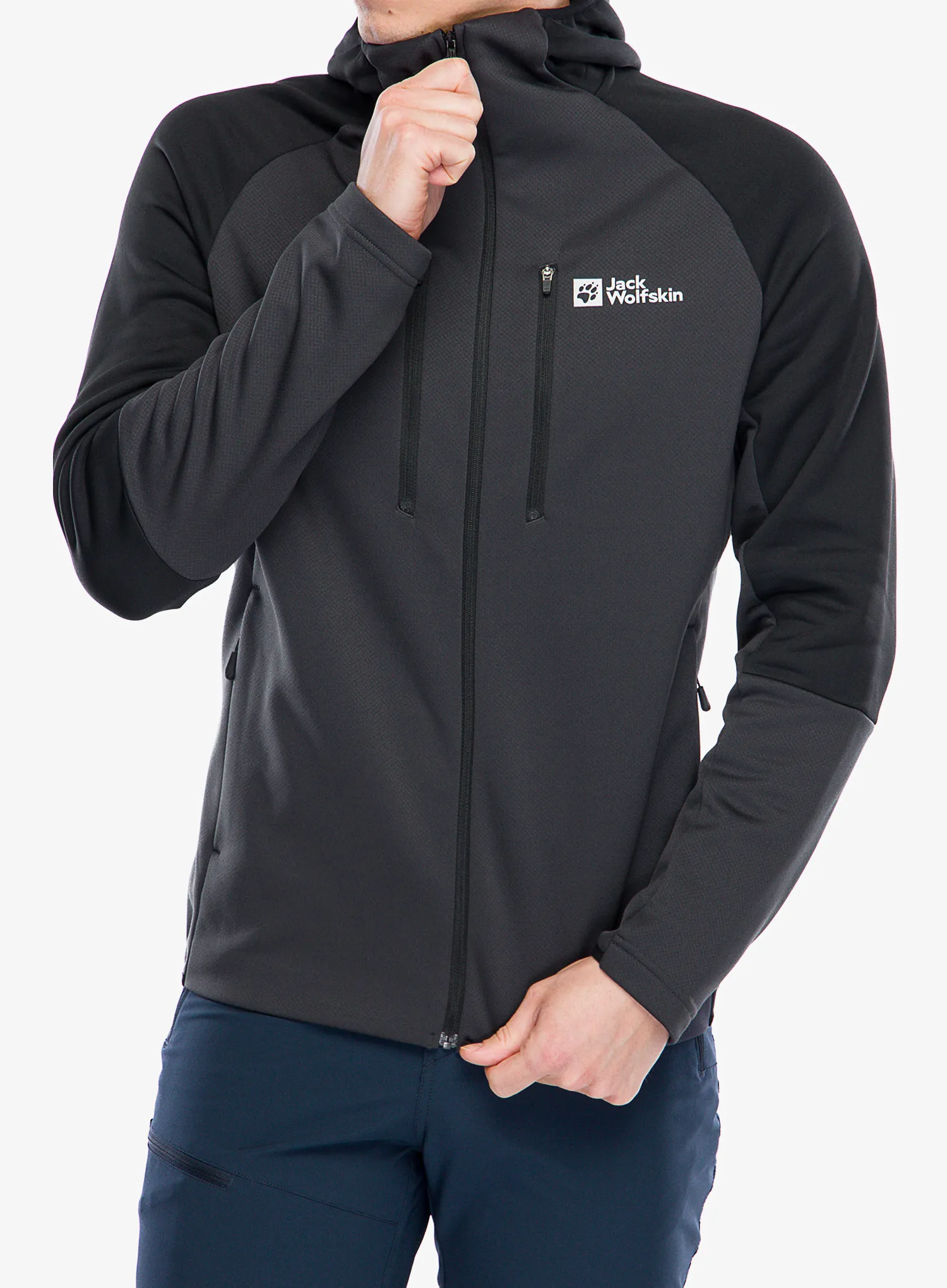 Fleecová bunda Jack Wolfskin Alpgrat XT Jacket - phantom