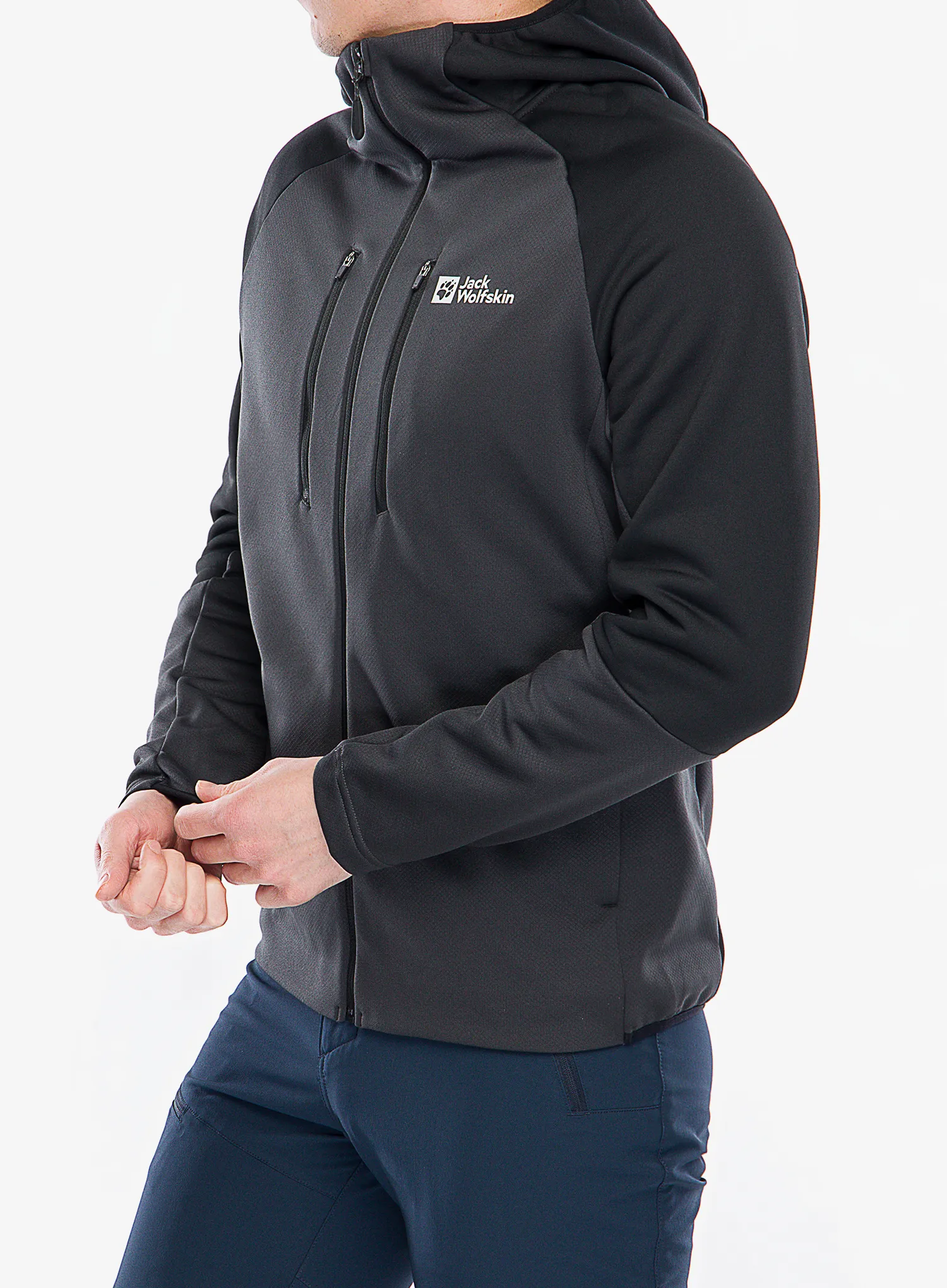 Fleecová bunda Jack Wolfskin Alpgrat XT Jacket - phantom
