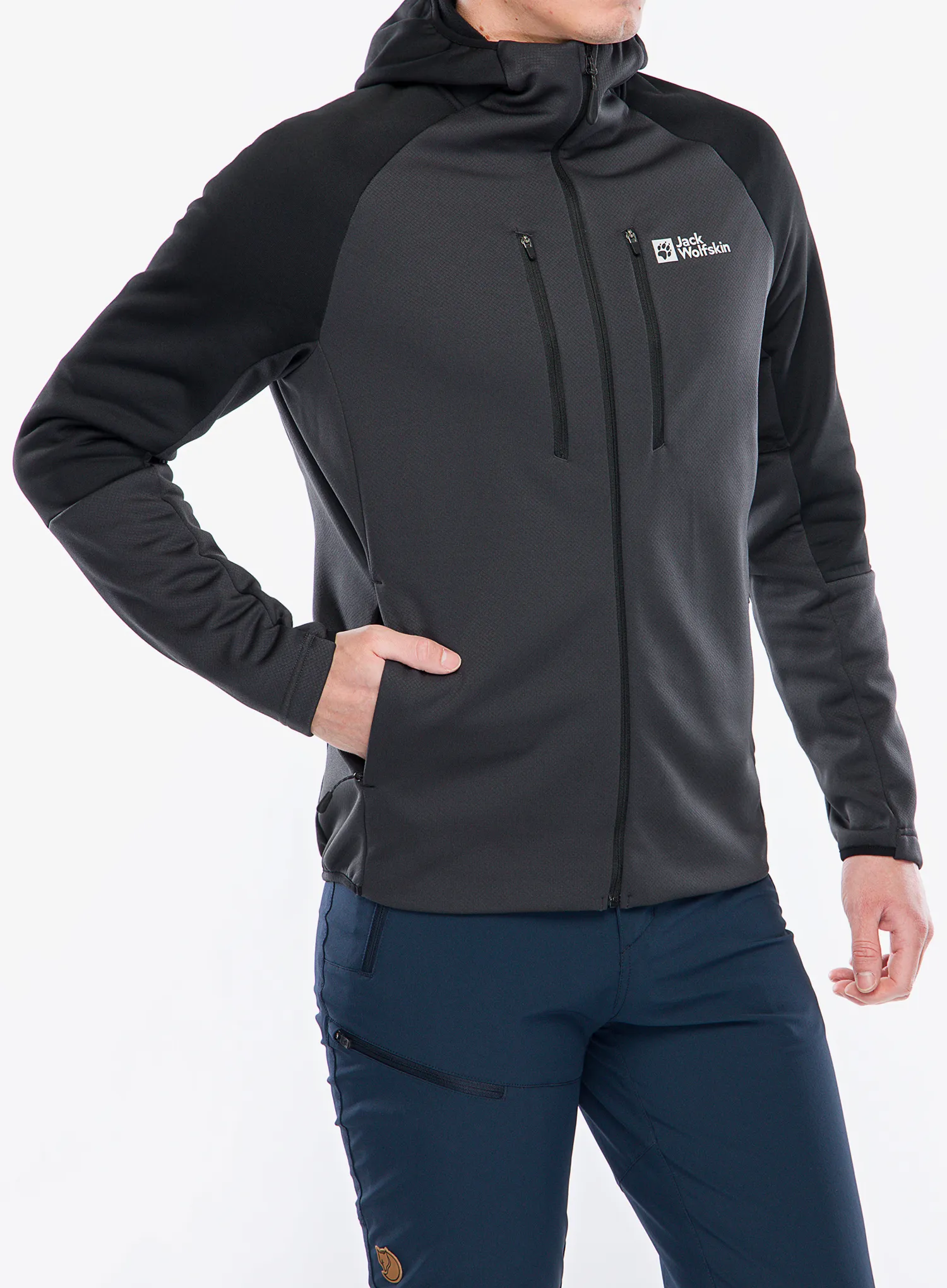 Fleecová bunda Jack Wolfskin Alpgrat XT Jacket - phantom