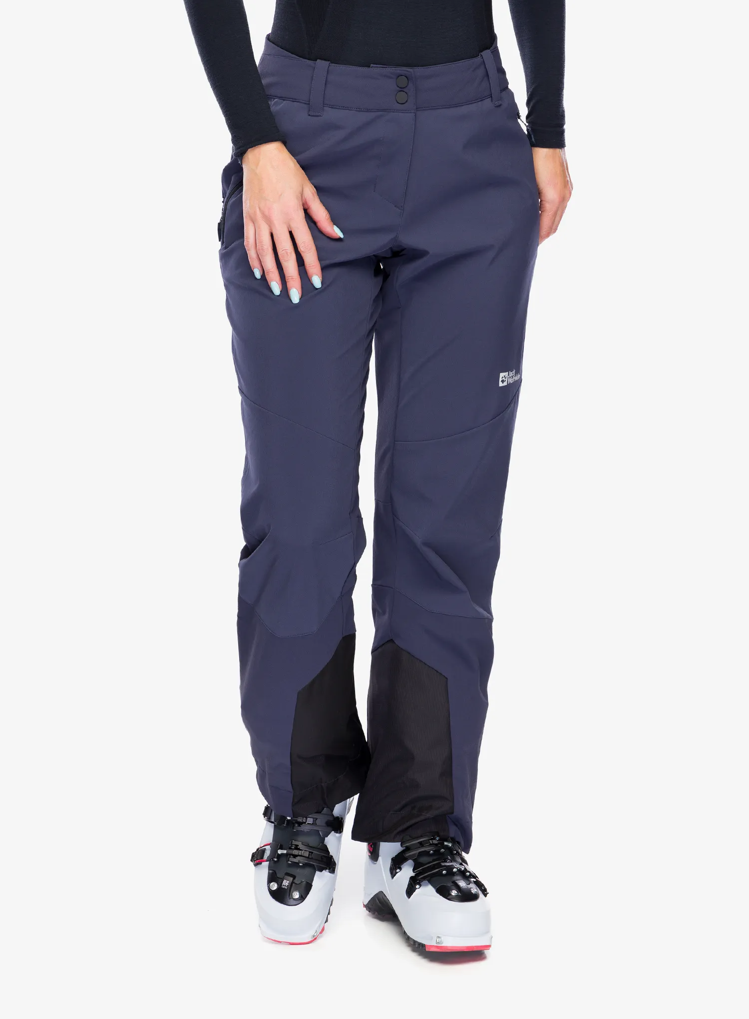Softshellové kalhoty dámské Jack Wolfskin Alpspitze Tour Pants - graphite
