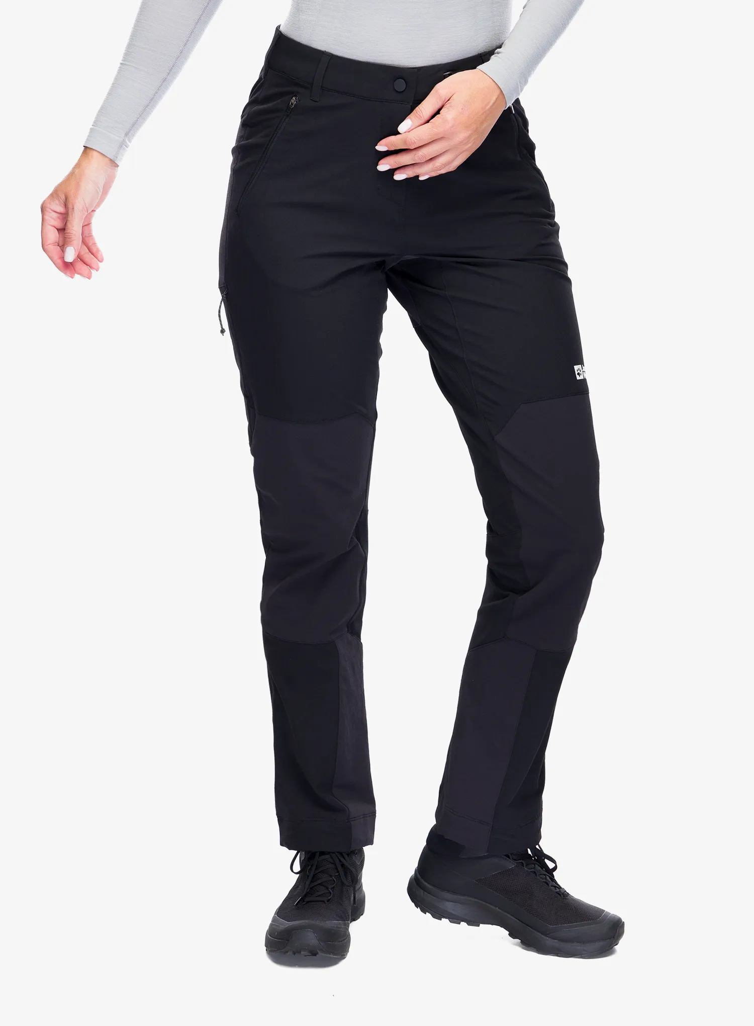 Trekové kalhoty dámské Jack Wolfskin Andur Pants - black