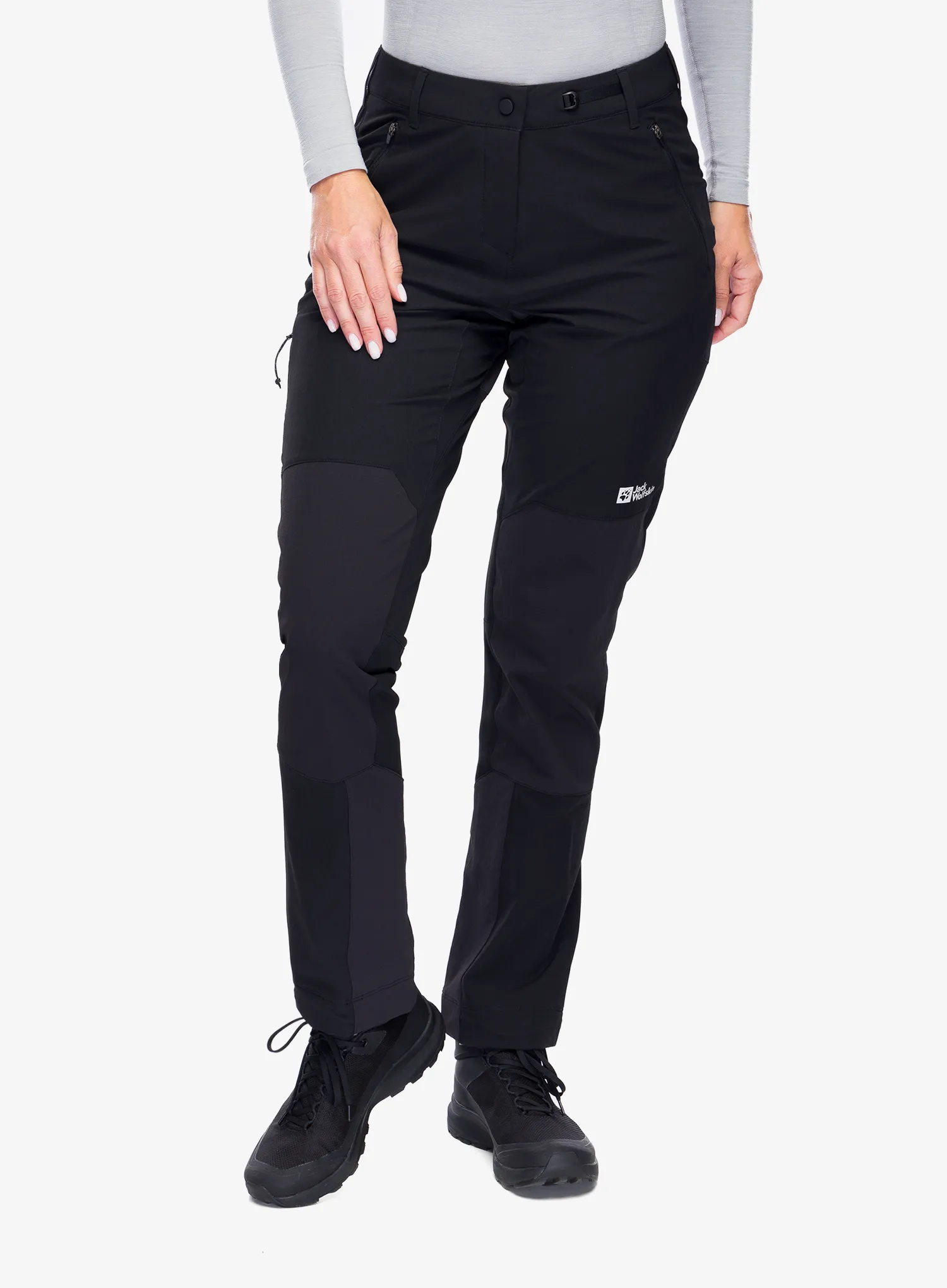 Trekové kalhoty dámské Jack Wolfskin Andur Pants - black