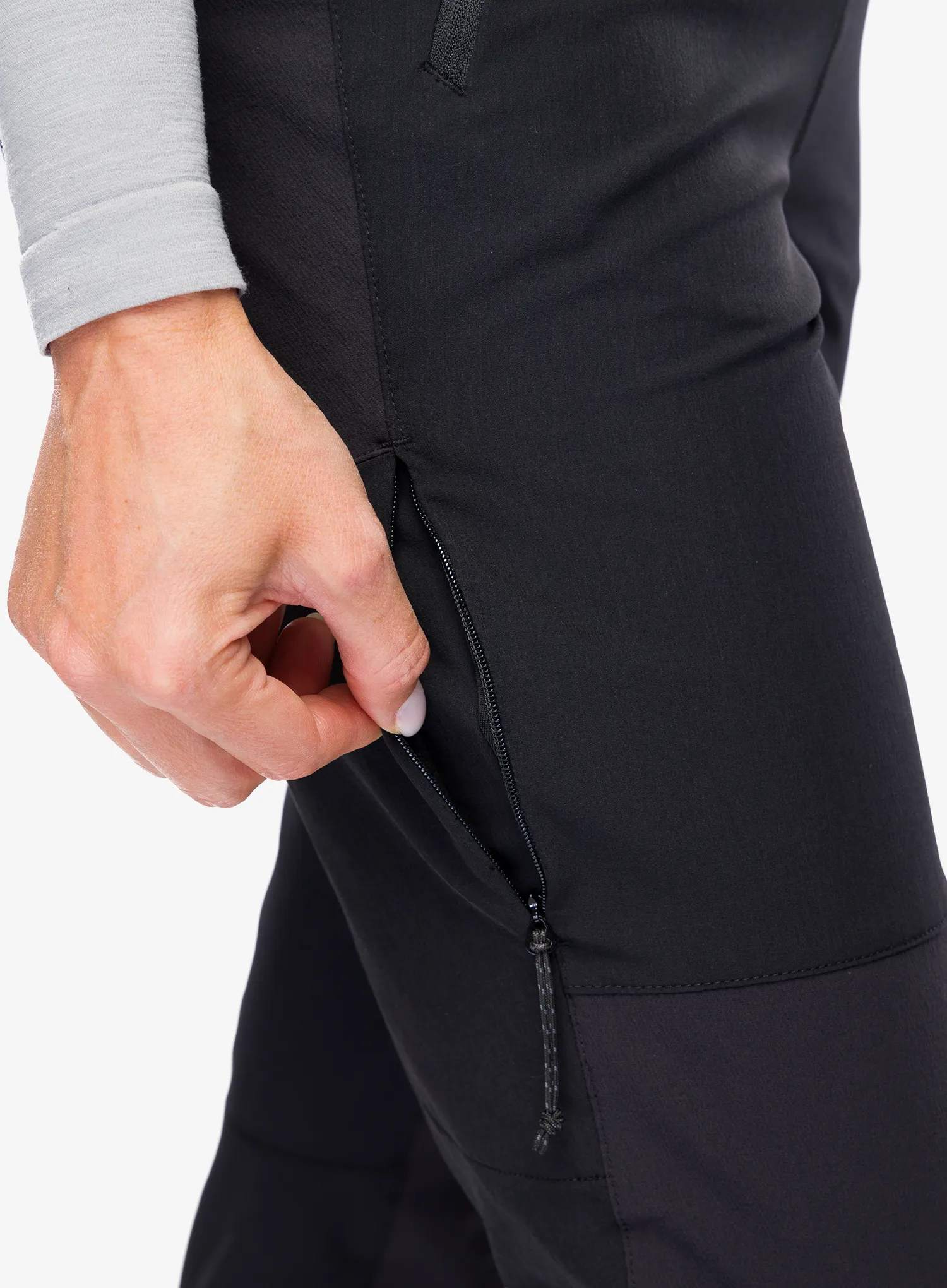 Trekové kalhoty dámské Jack Wolfskin Andur Pants - black