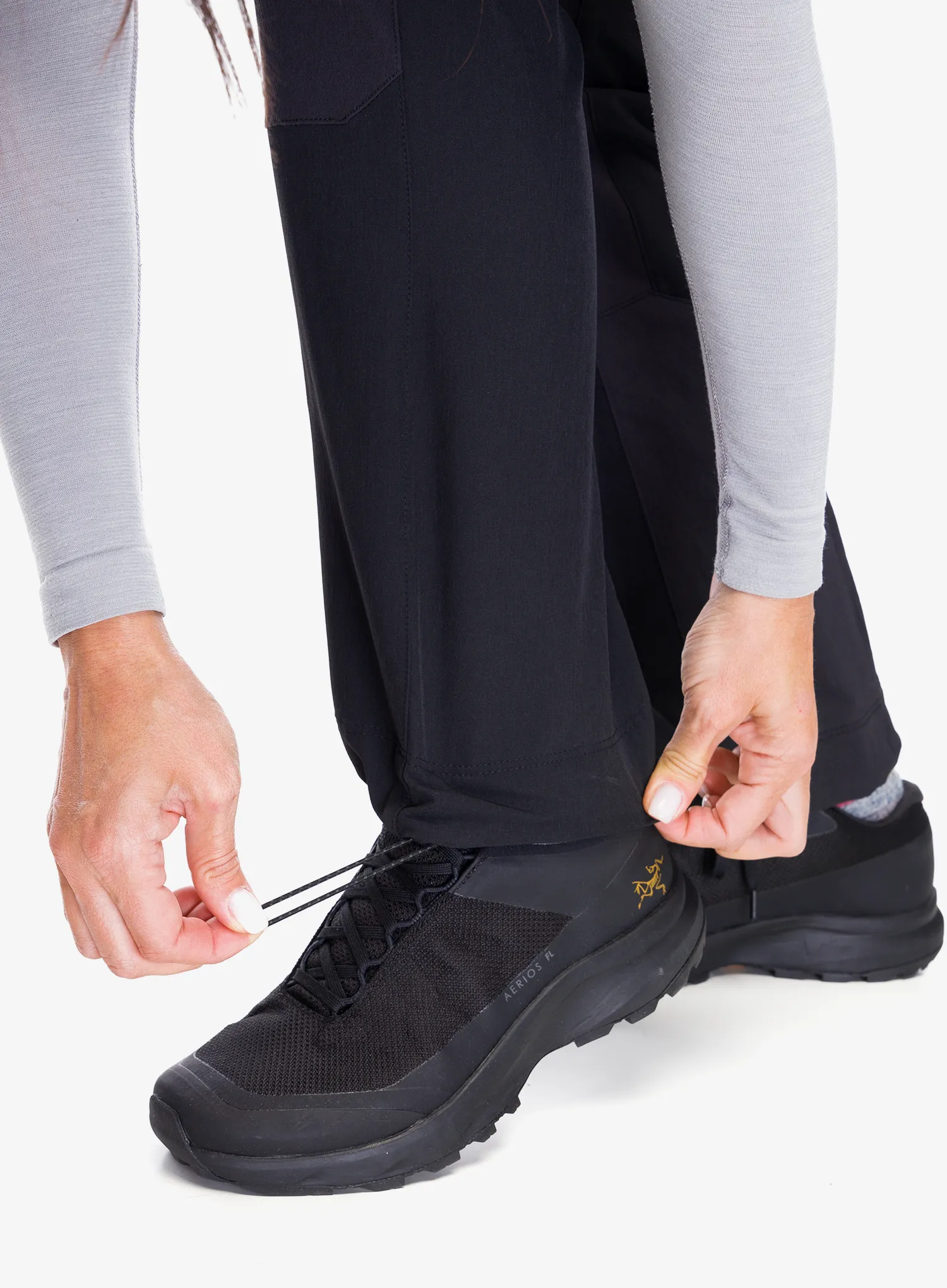 Trekové kalhoty dámské Jack Wolfskin Andur Pants - black