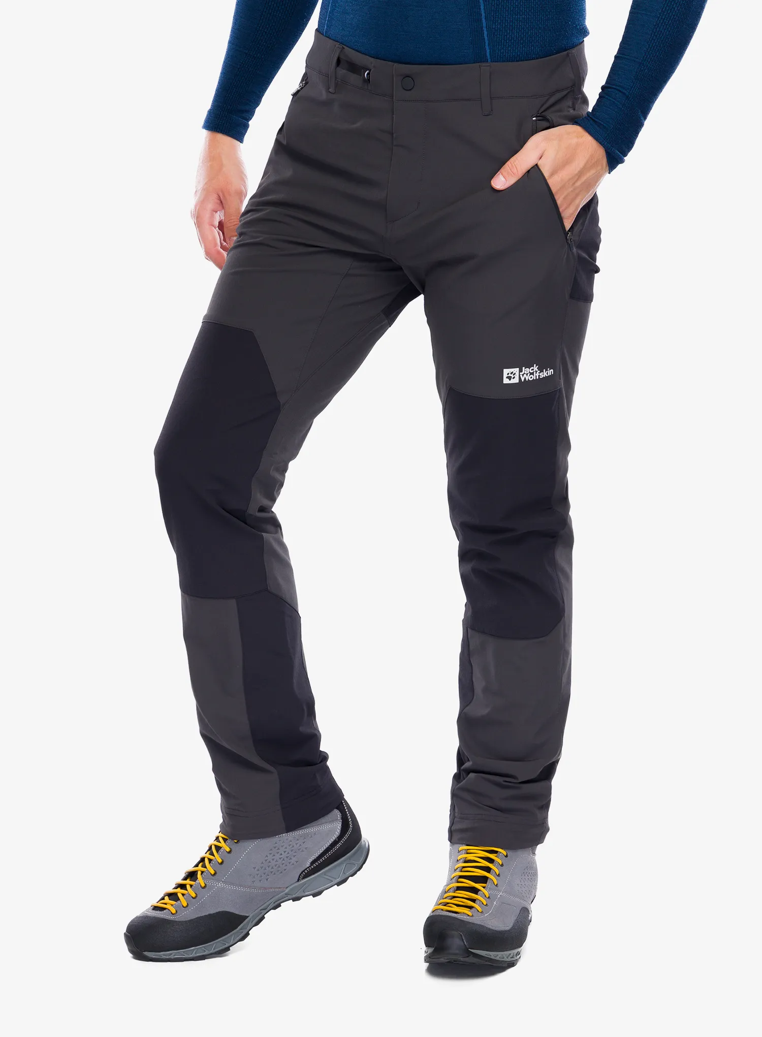Trekové kalhoty Jack Wolfskin Andur Pants - phantom