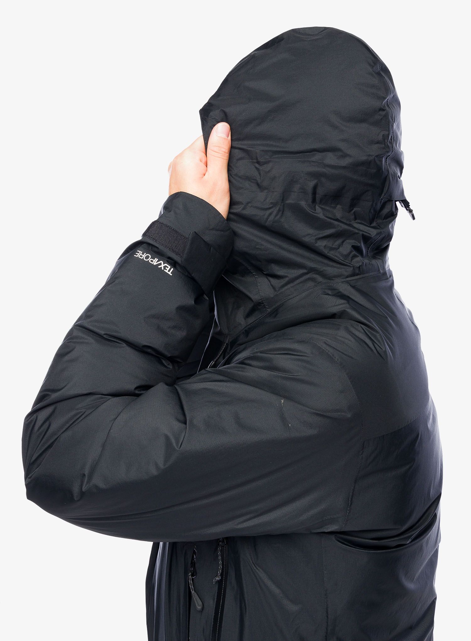 Péřová bunda Jack Wolfskin Cyrox 2L Down Jacket - black