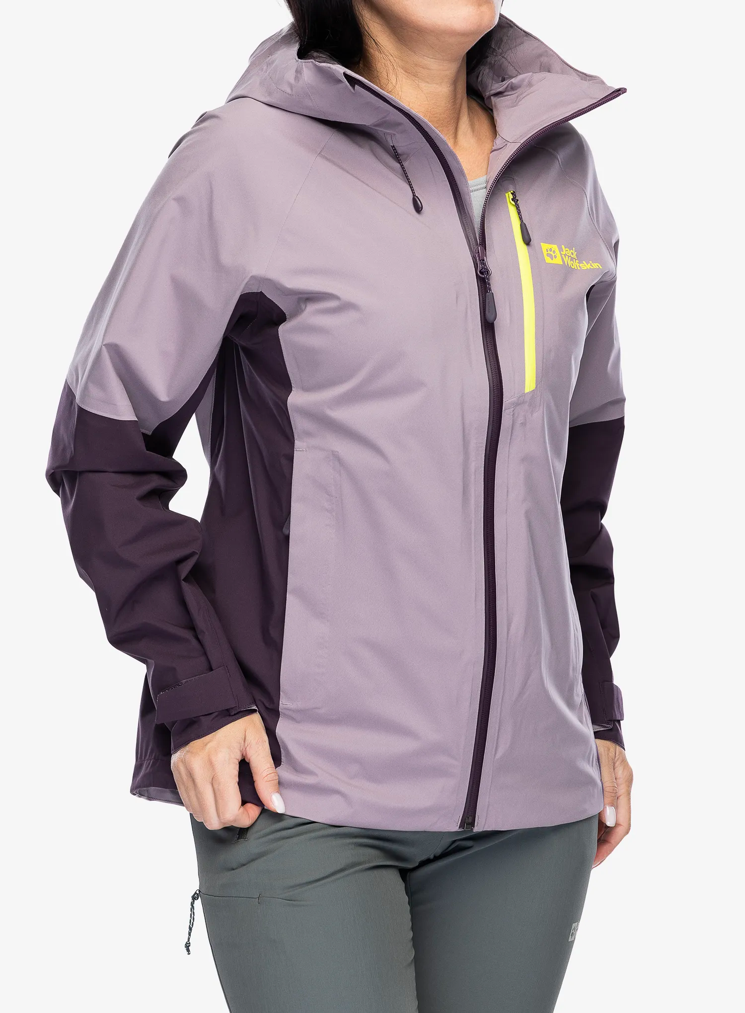 Dámská nepromokavá bunda s membránou Jack Wolfskin Eagle Peak 2L Jacket - wild blossom