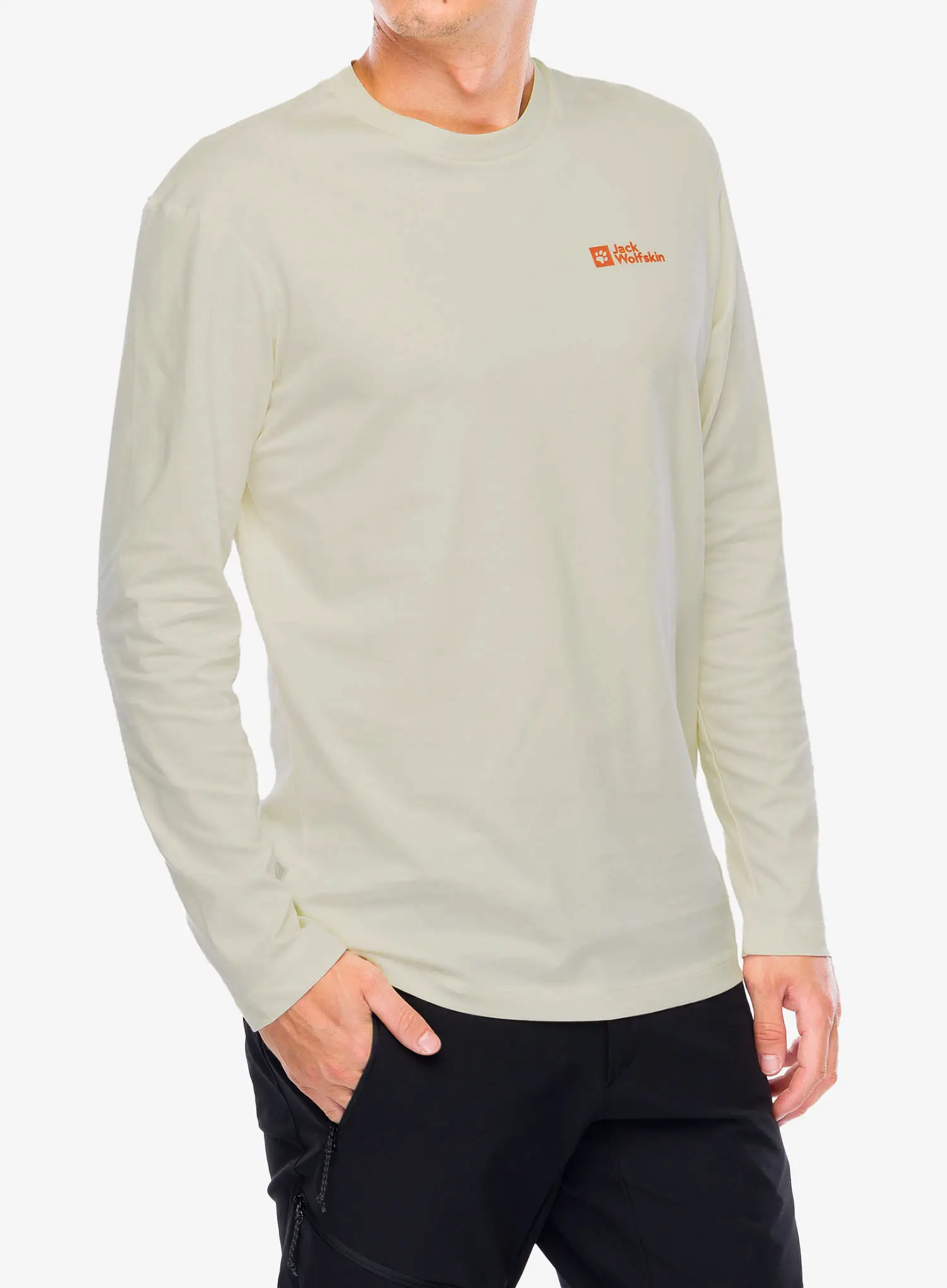 Longsleeve Jack Wolfskin Essential Longsleeve - panna cotta