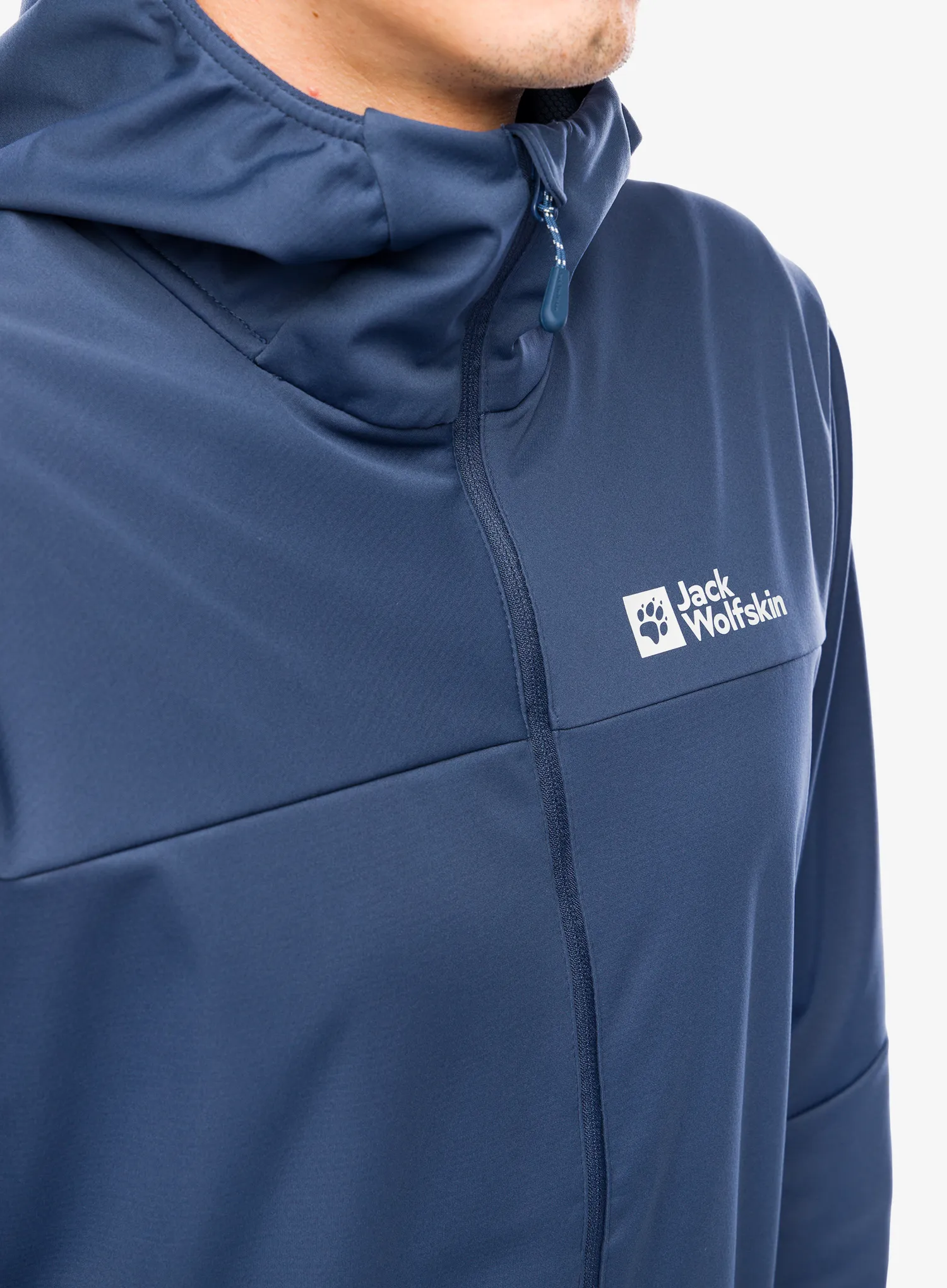 Softshellová bunda Jack Wolfskin Feldberg Hoody - midnight sky