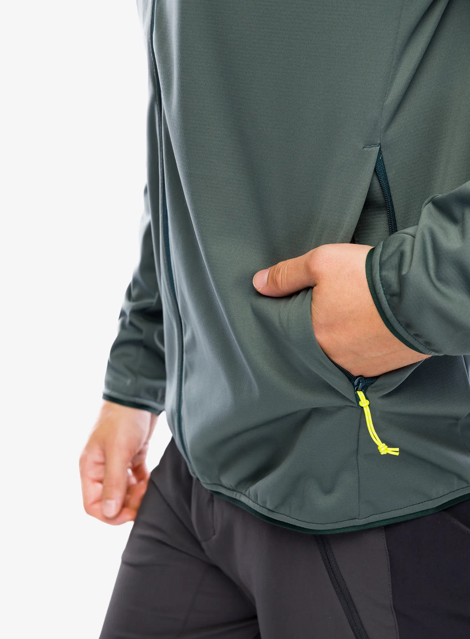 Softshellová bunda Jack Wolfskin Feldberg Hoody - slate green