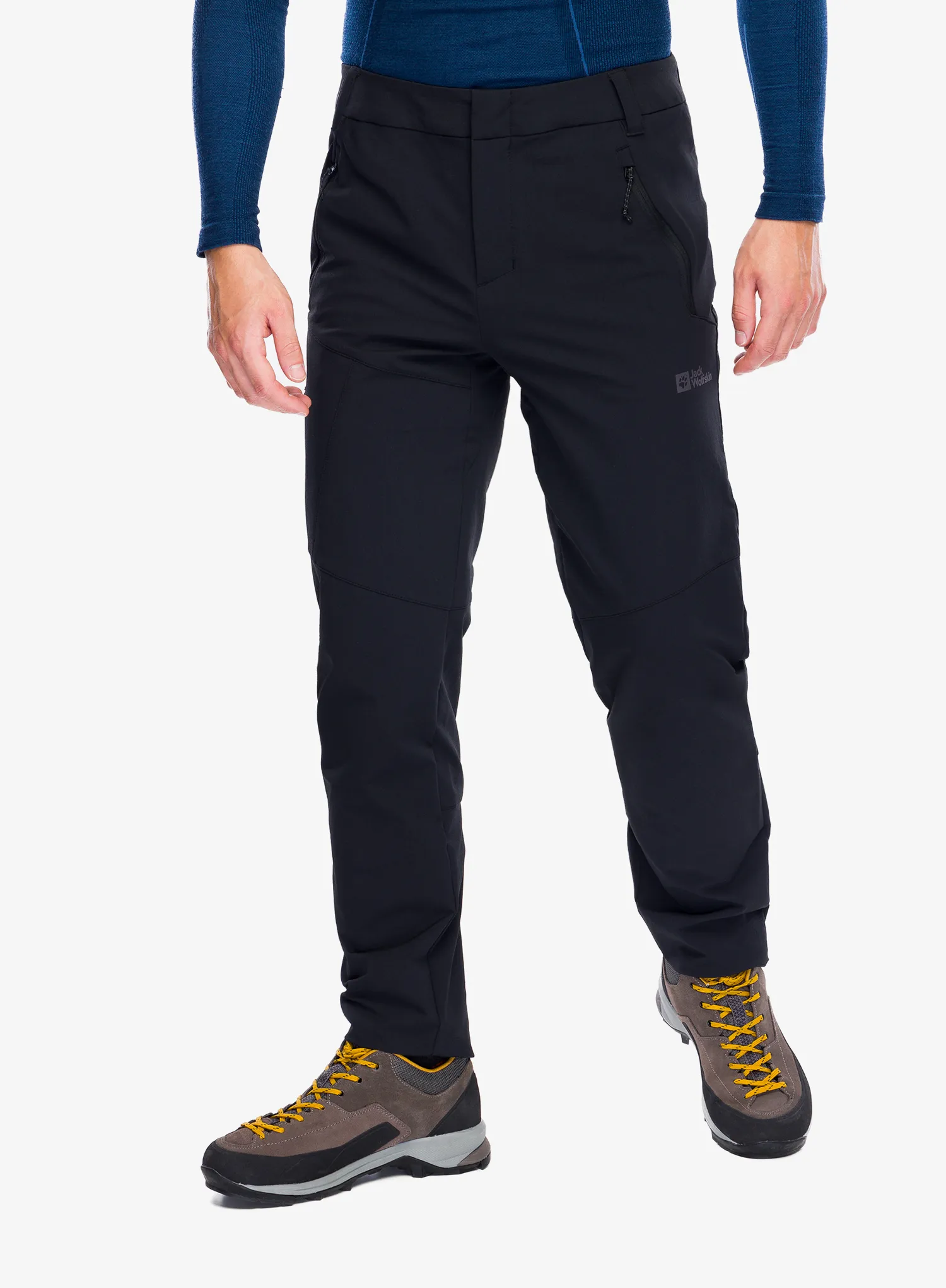 Softshell kalhoty Jack Wolfskin Glastal Winter Pants - black