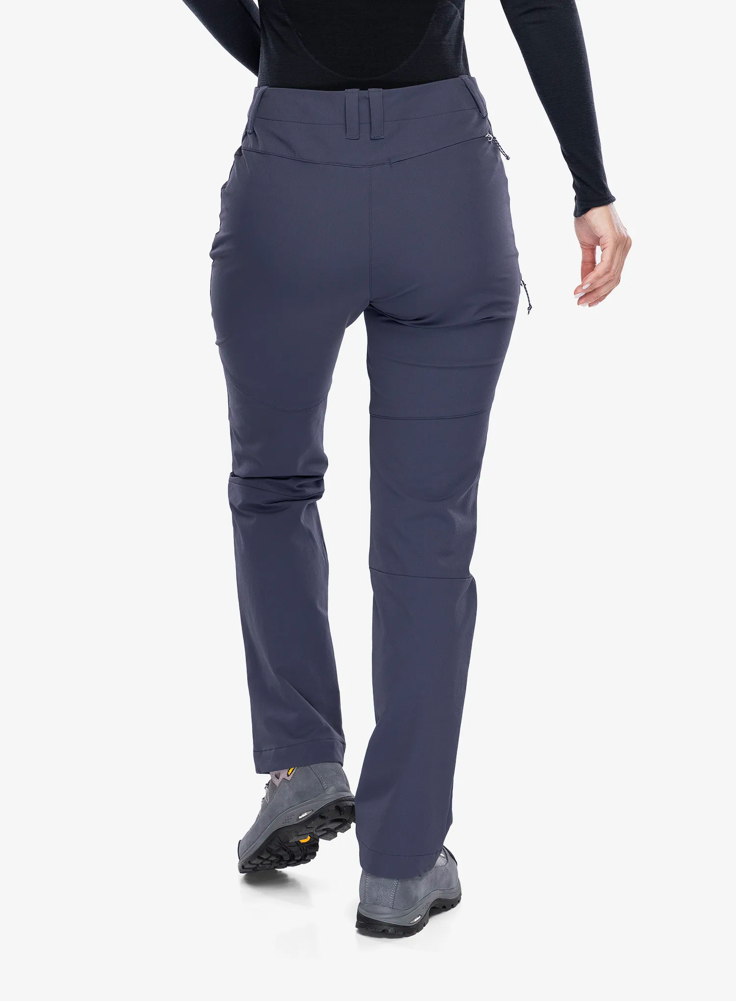 Softshellové kalhoty dámské Jack Wolfskin Glastal Winter Pants - graphite/cool grey