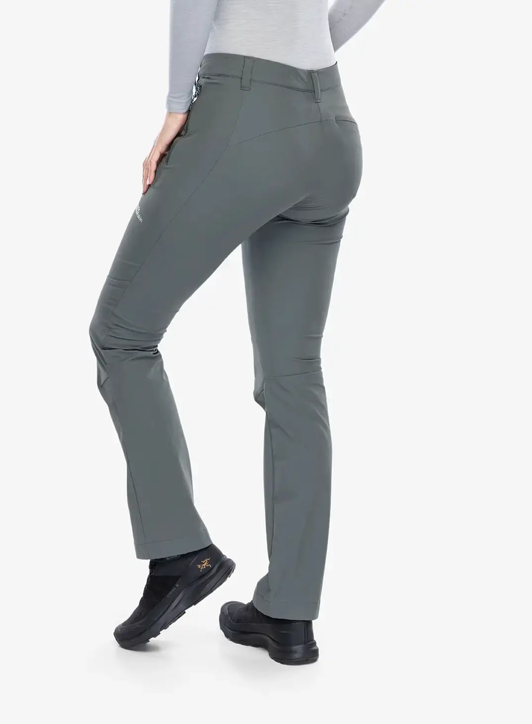 Softshellové kalhoty dámské Jack Wolfskin Holdsteig Pants - slate green