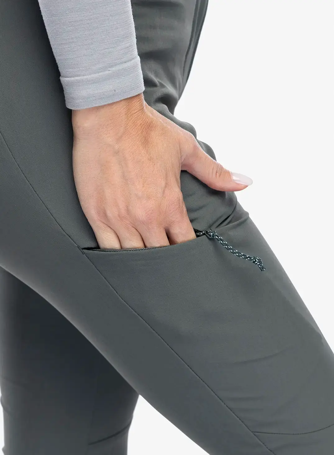 Softshellové kalhoty dámské Jack Wolfskin Holdsteig Pants - slate green