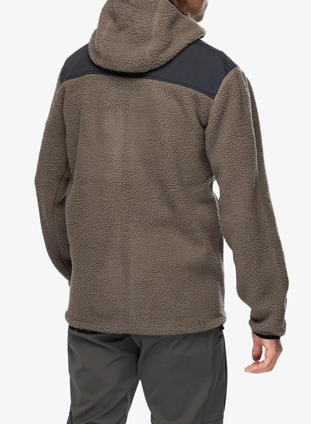 Fleecová bunda Jack Wolfskin Kammweg Pile FZ - cold coffee
