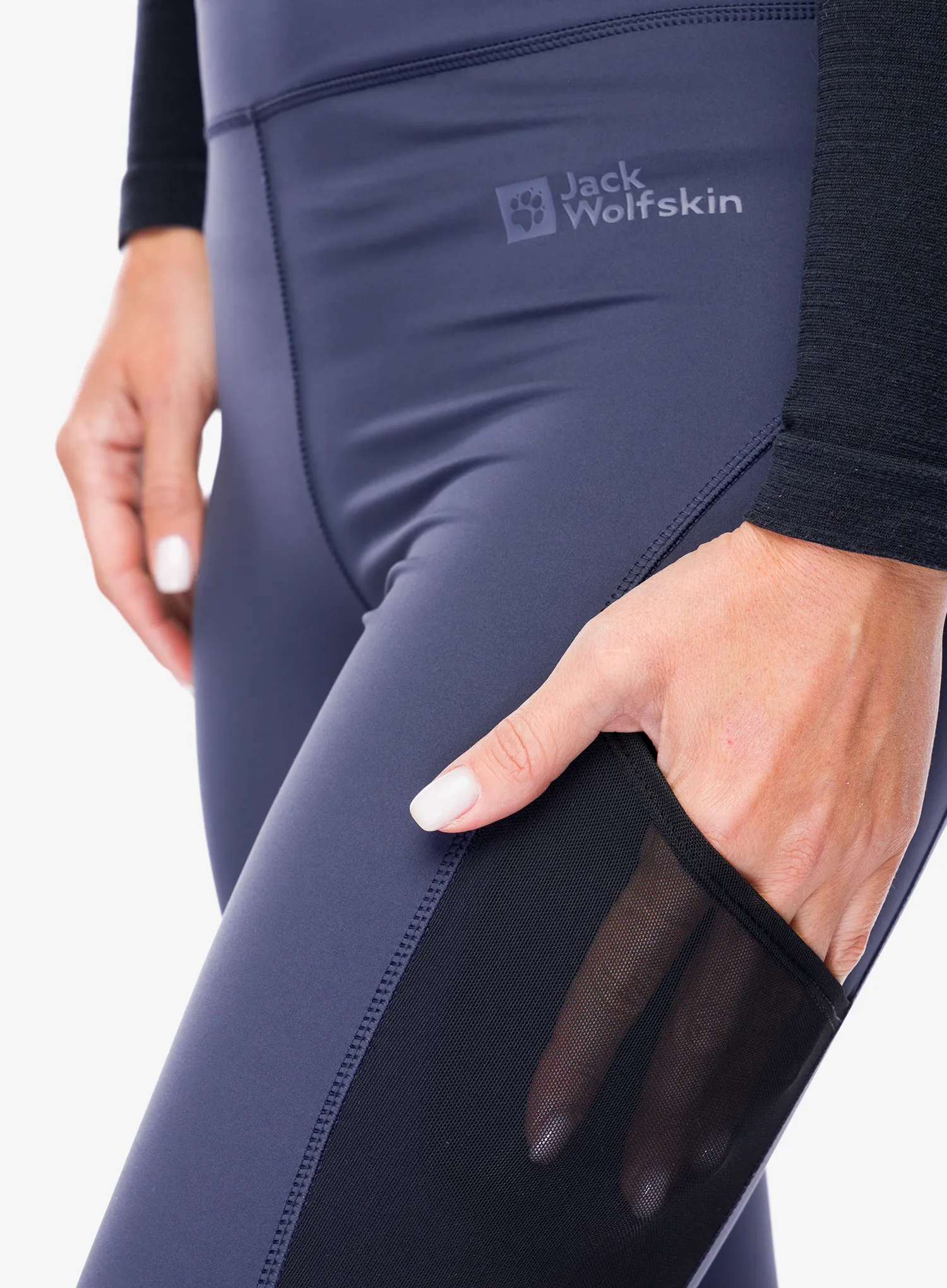 Dámské legíny Jack Wolfskin Kensteig Tights - graphite