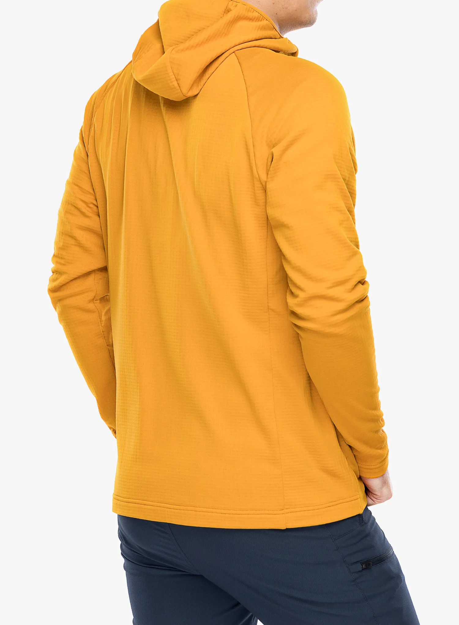 Mikina s kapucí Jack Wolfskin Kolbenberg Hooded FZ - safflower