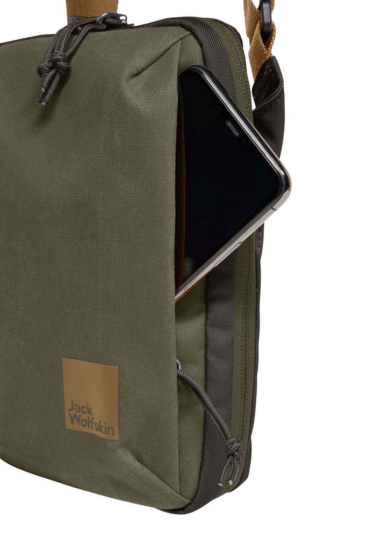 Kapsička na krk Jack Wolfskin Konya Organizer - island moss