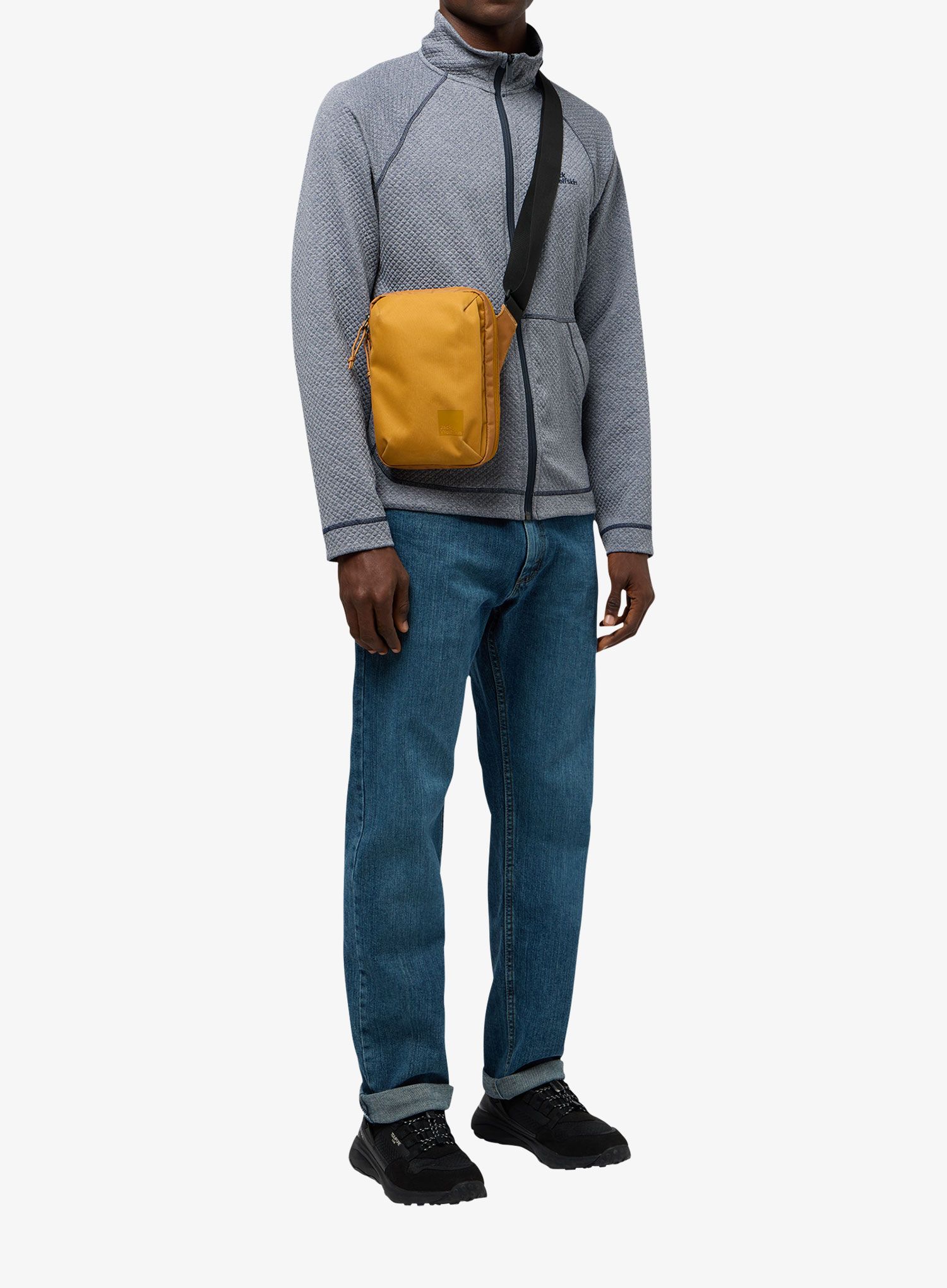 Kapsička na krk Jack Wolfskin Konya Organizer - salted caramel