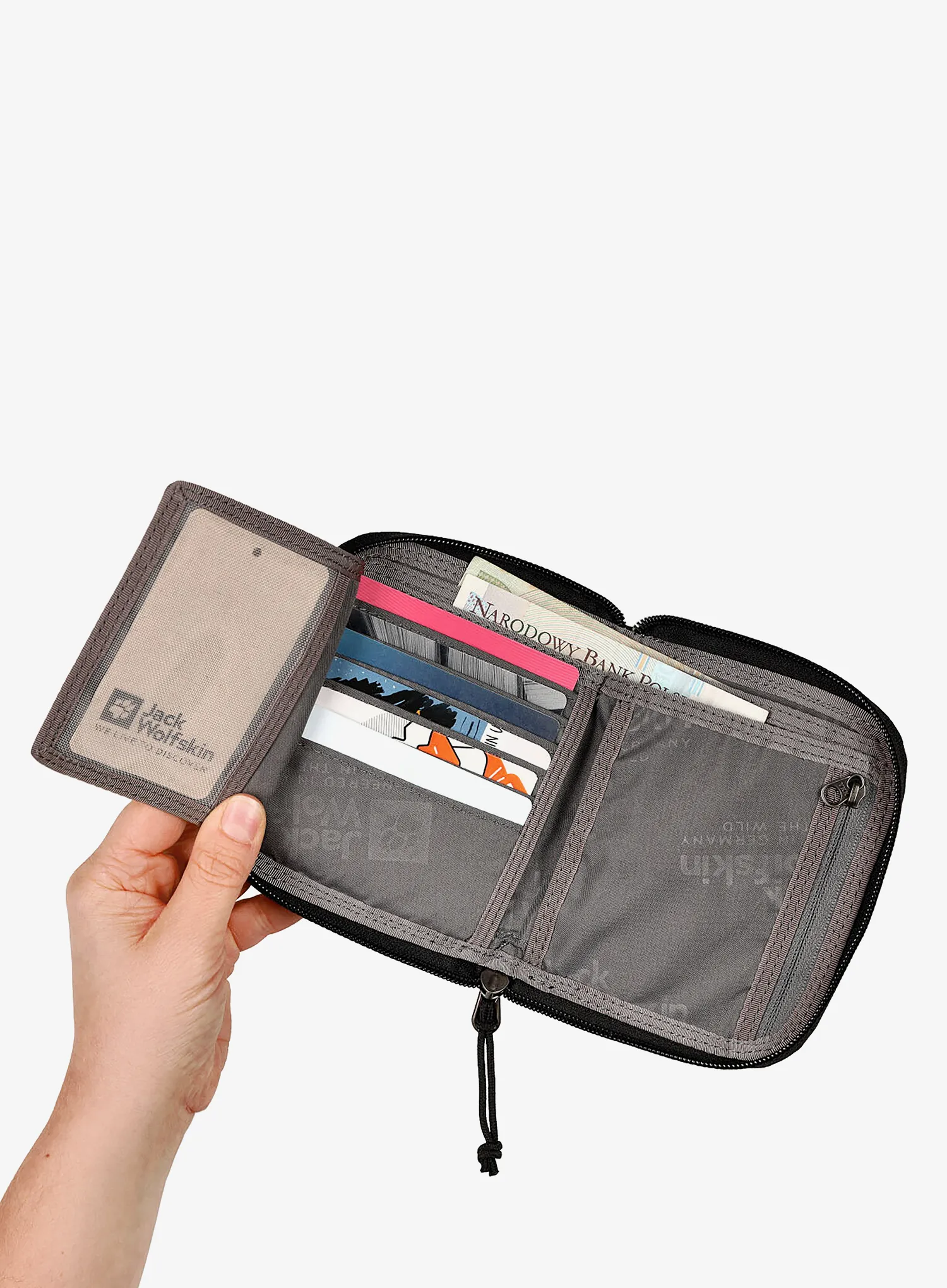 Peněženka Jack Wolfskin Konya Wallet - black