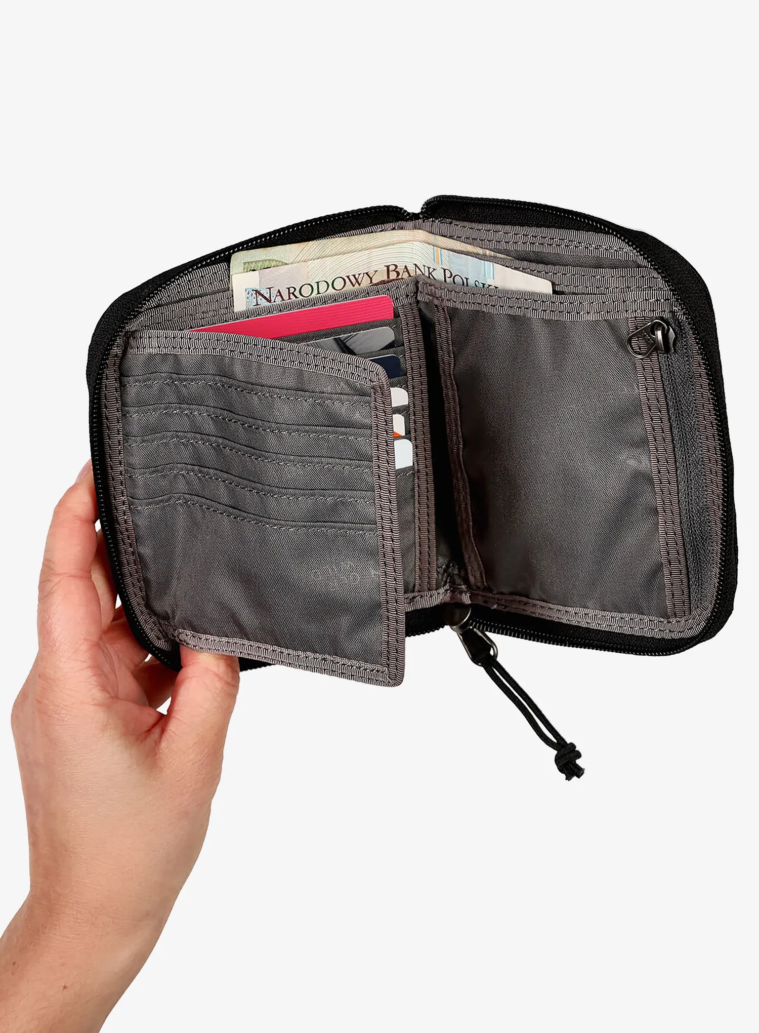 Peněženka Jack Wolfskin Konya Wallet - black