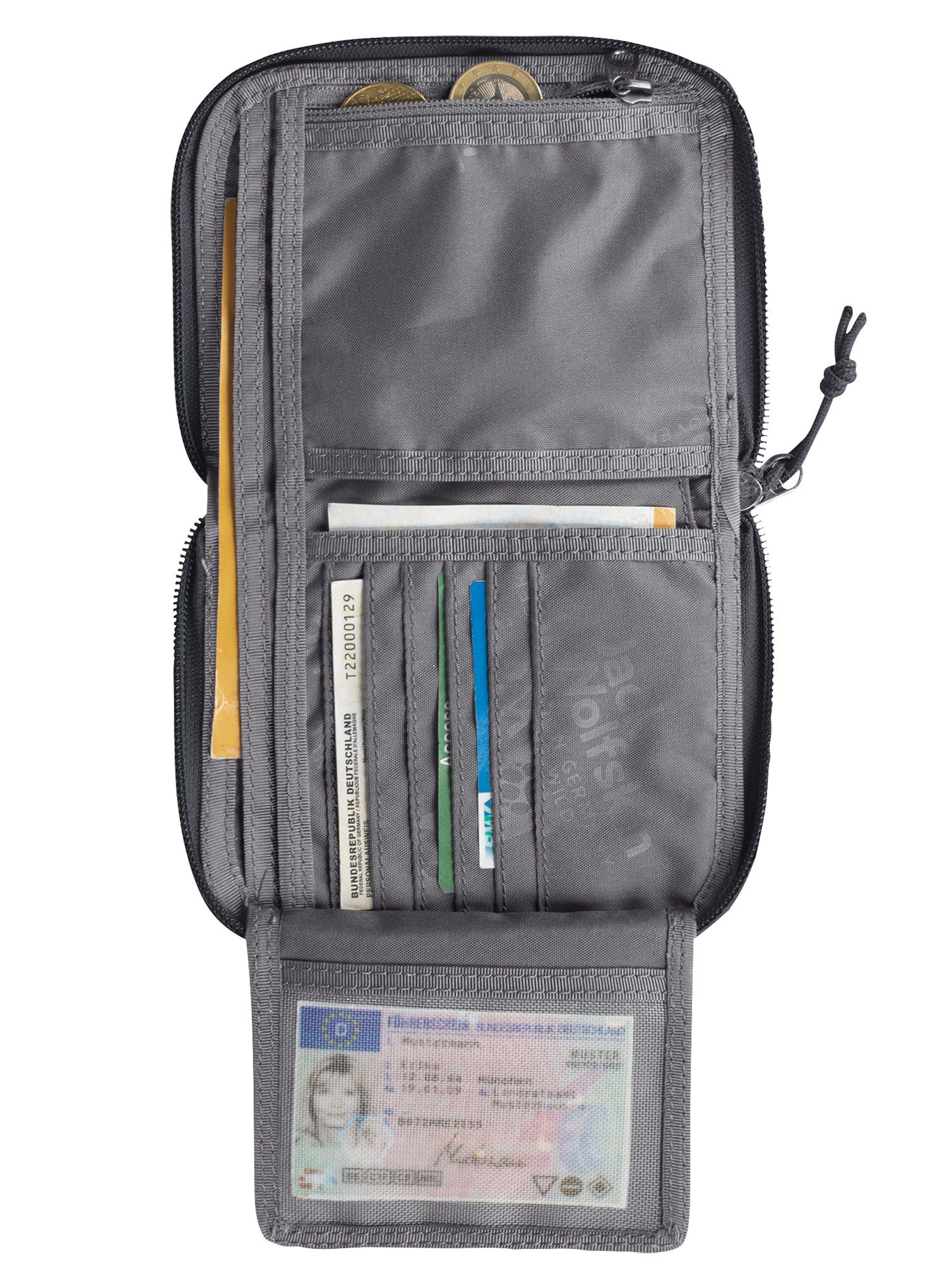 Peněženka Jack Wolfskin Konya Wallet - black