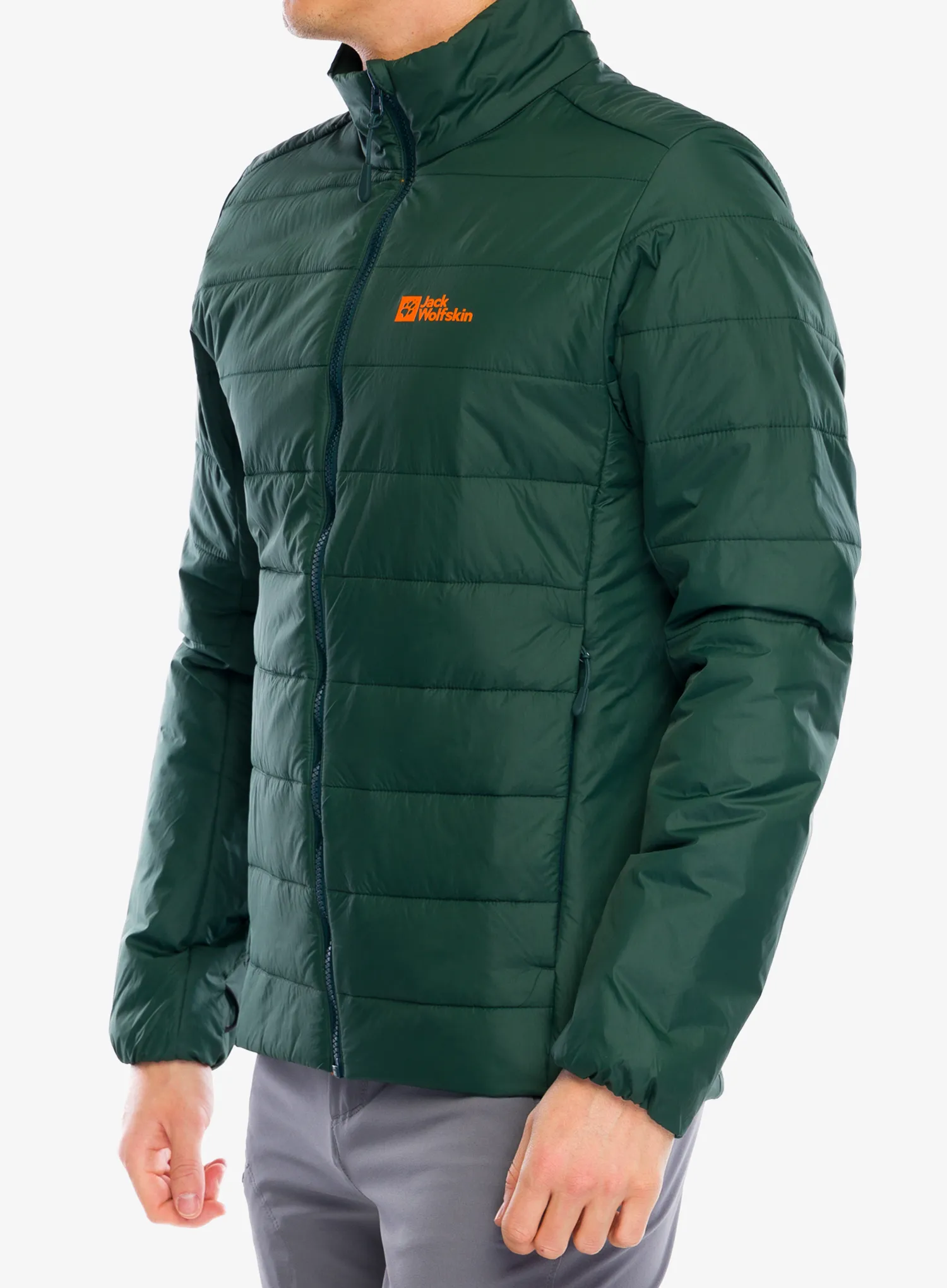 Zateplená bunda Jack Wolfskin Lapawa Ins Jkt - black olive