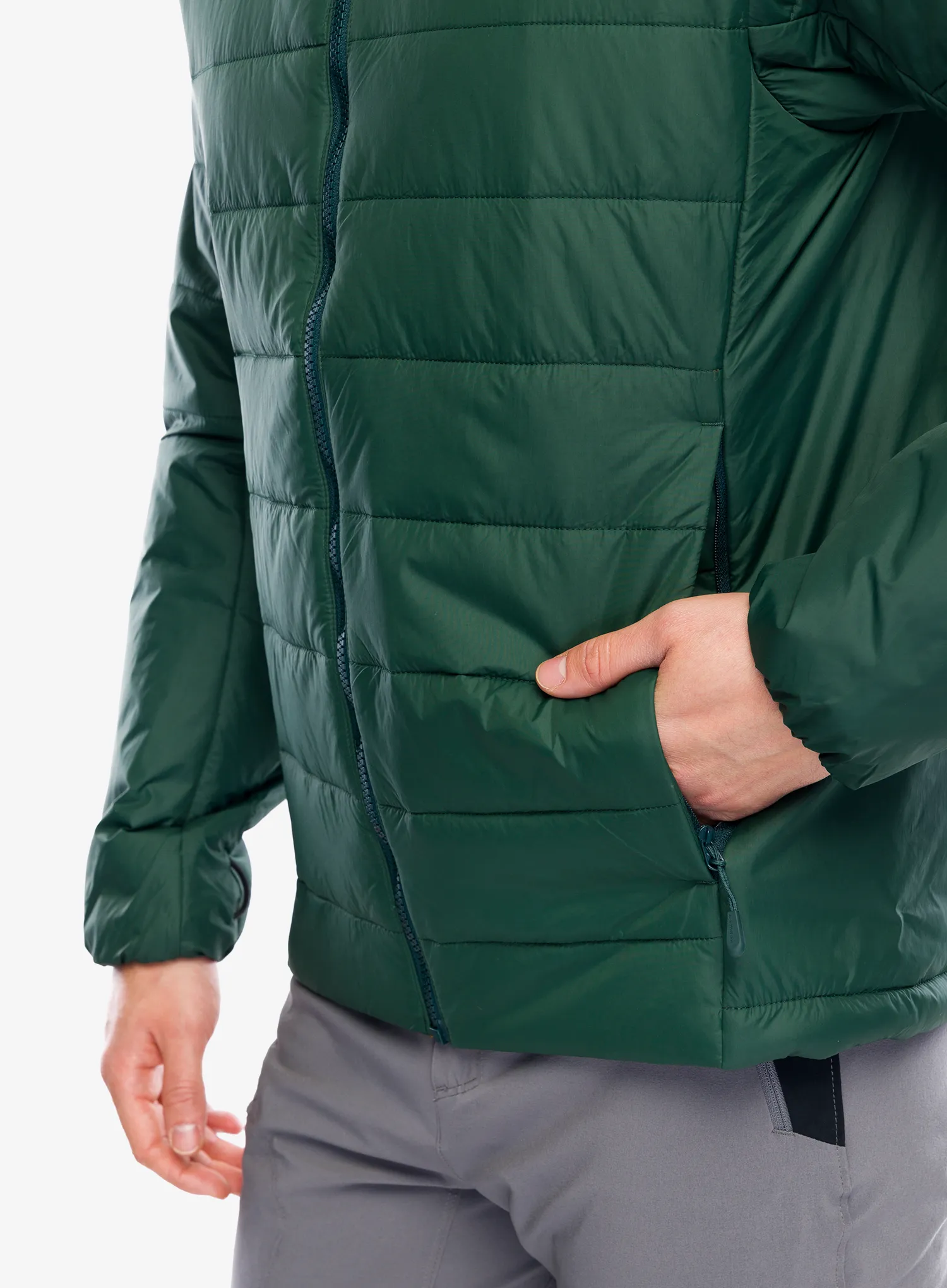 Zateplená bunda Jack Wolfskin Lapawa Ins Jkt - black olive