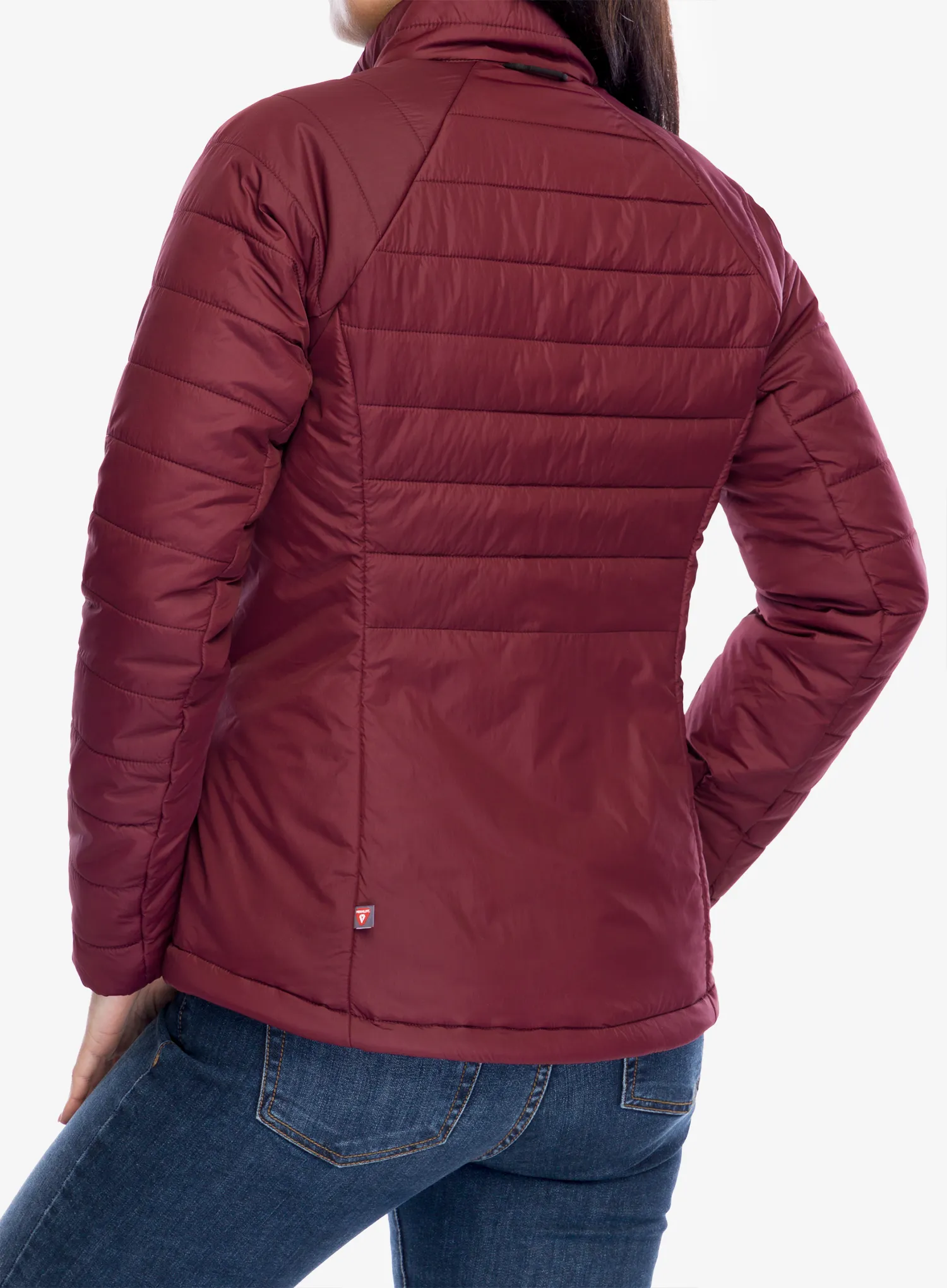 Zateplená bunda dámská Jack Wolfskin Lapawa Ins Jkt - dark maroon