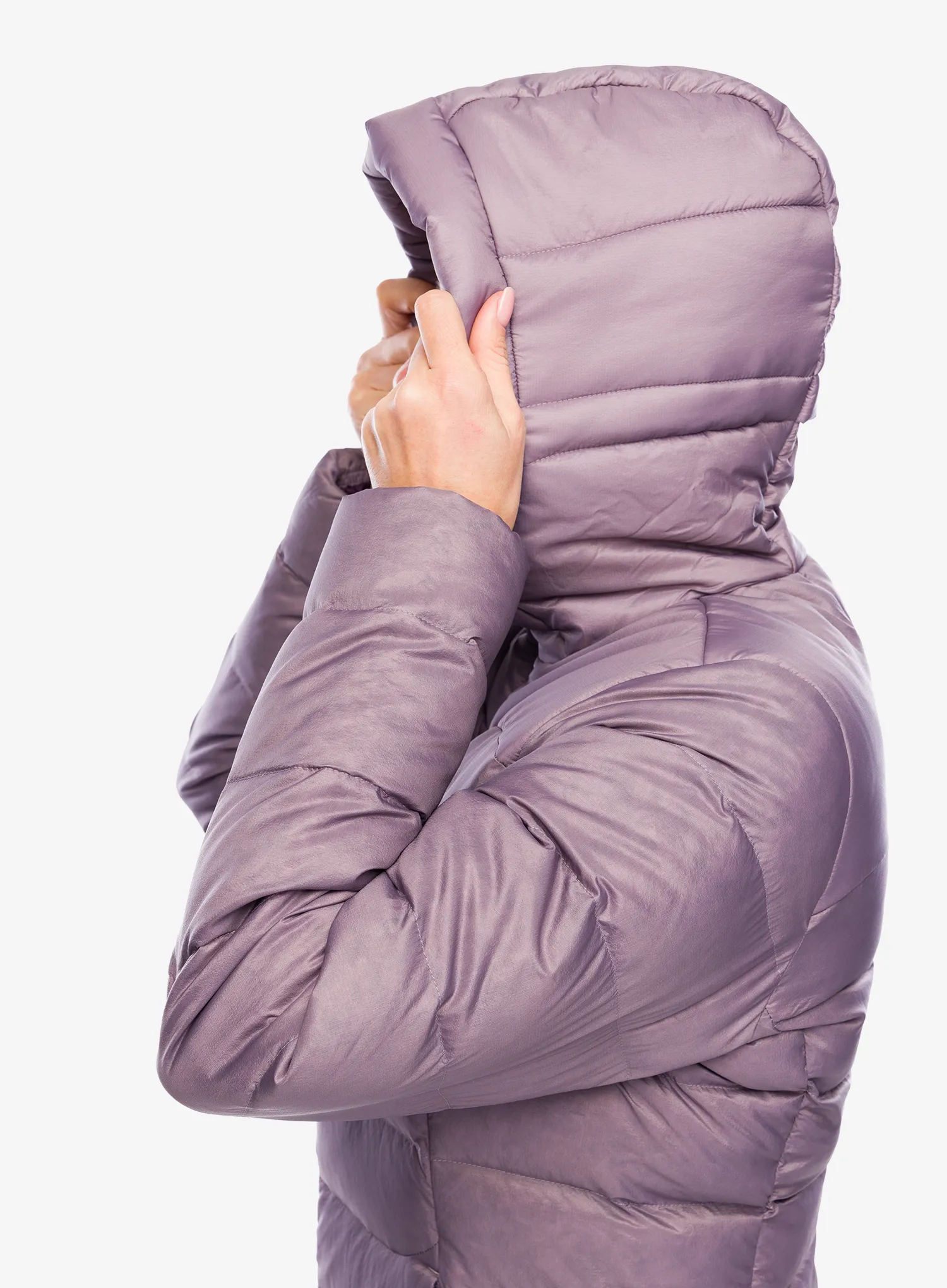 Dámská péřová bunda Jack Wolfskin Nebelhorn Down Hoody - wild blossom
