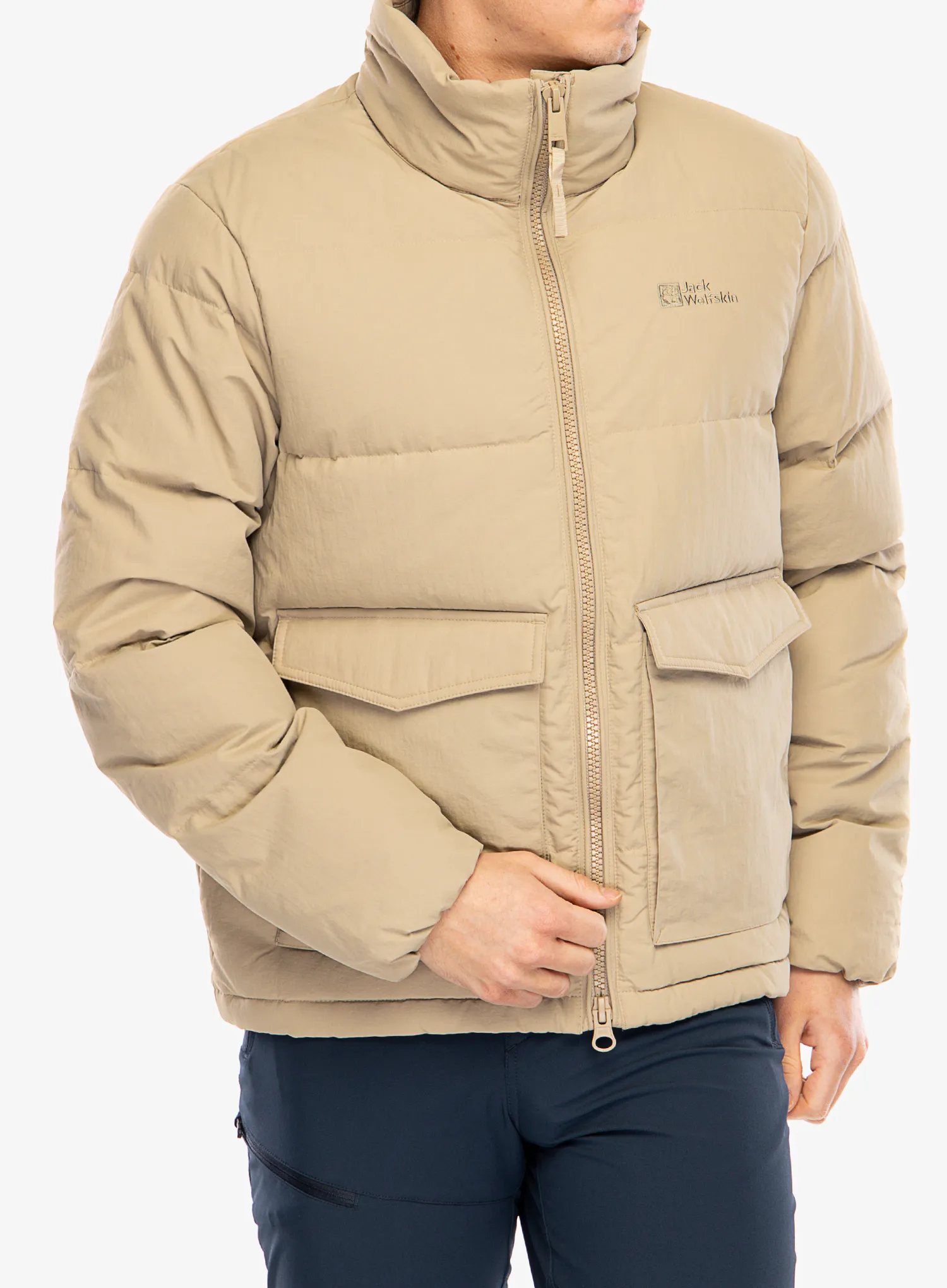 Péřová bunda Jack Wolfskin Nordlicht Jacket - anis