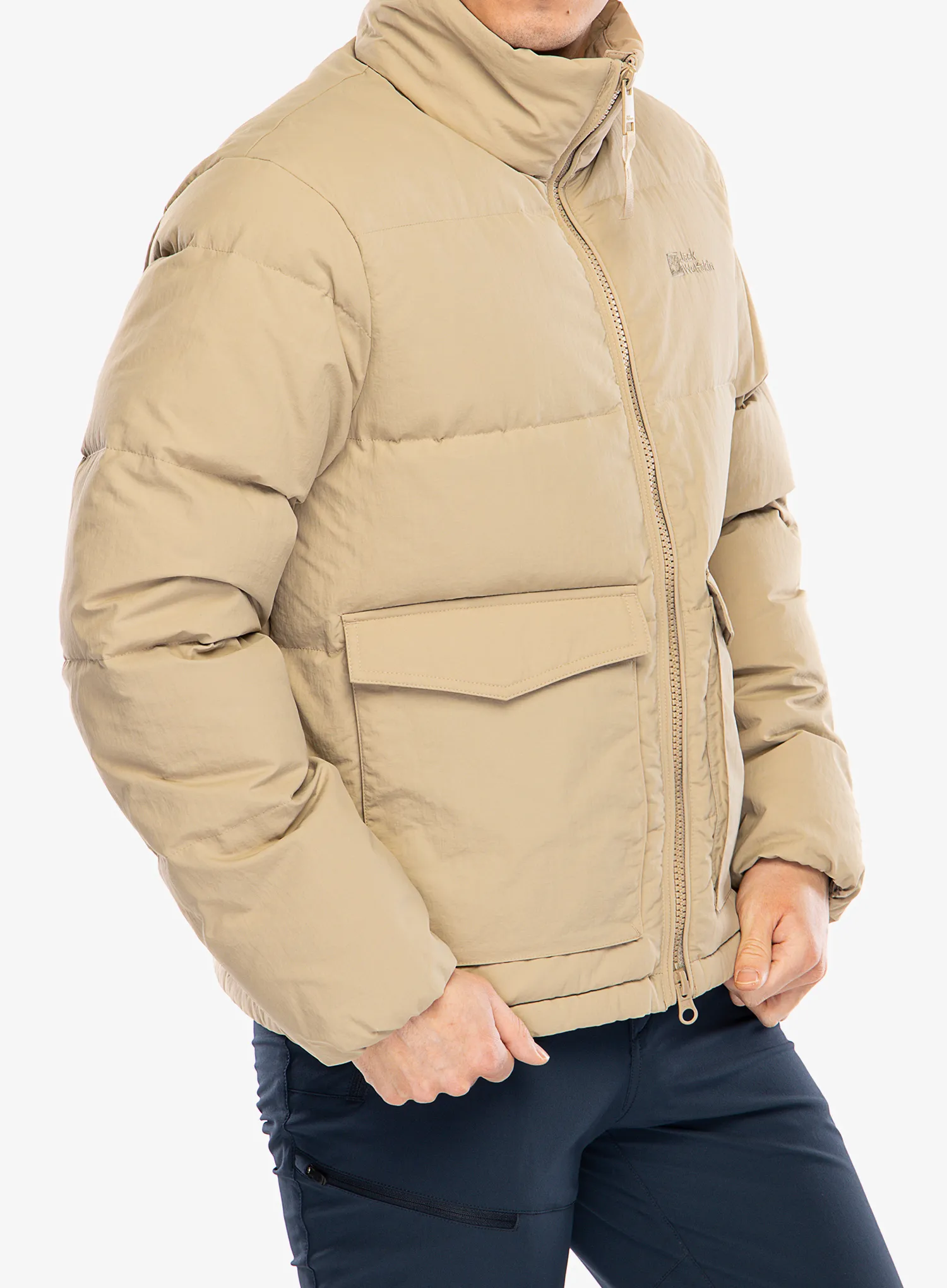 Péřová bunda Jack Wolfskin Nordlicht Jacket - anis