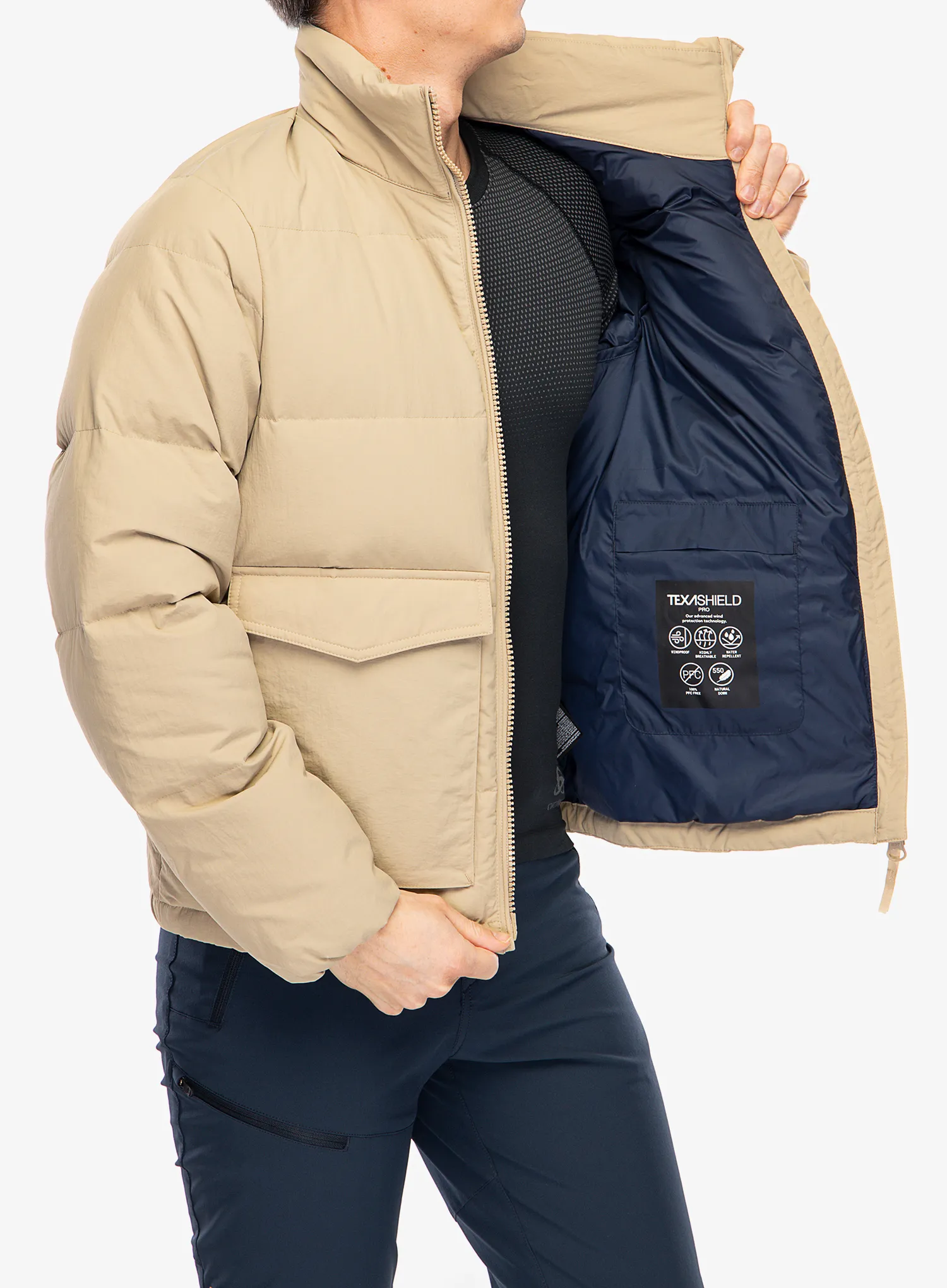 Péřová bunda Jack Wolfskin Nordlicht Jacket - anis