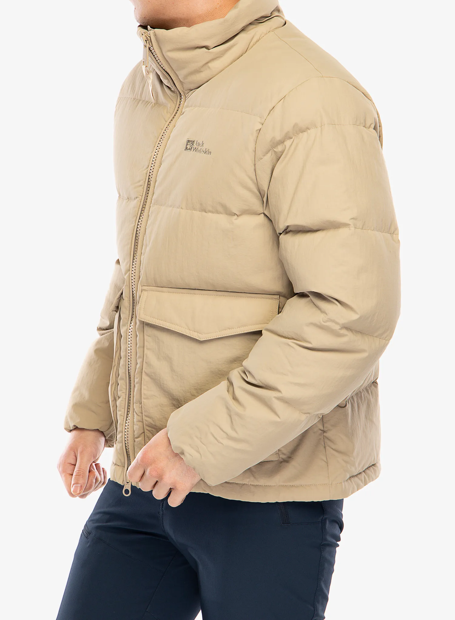 Péřová bunda Jack Wolfskin Nordlicht Jacket - anis