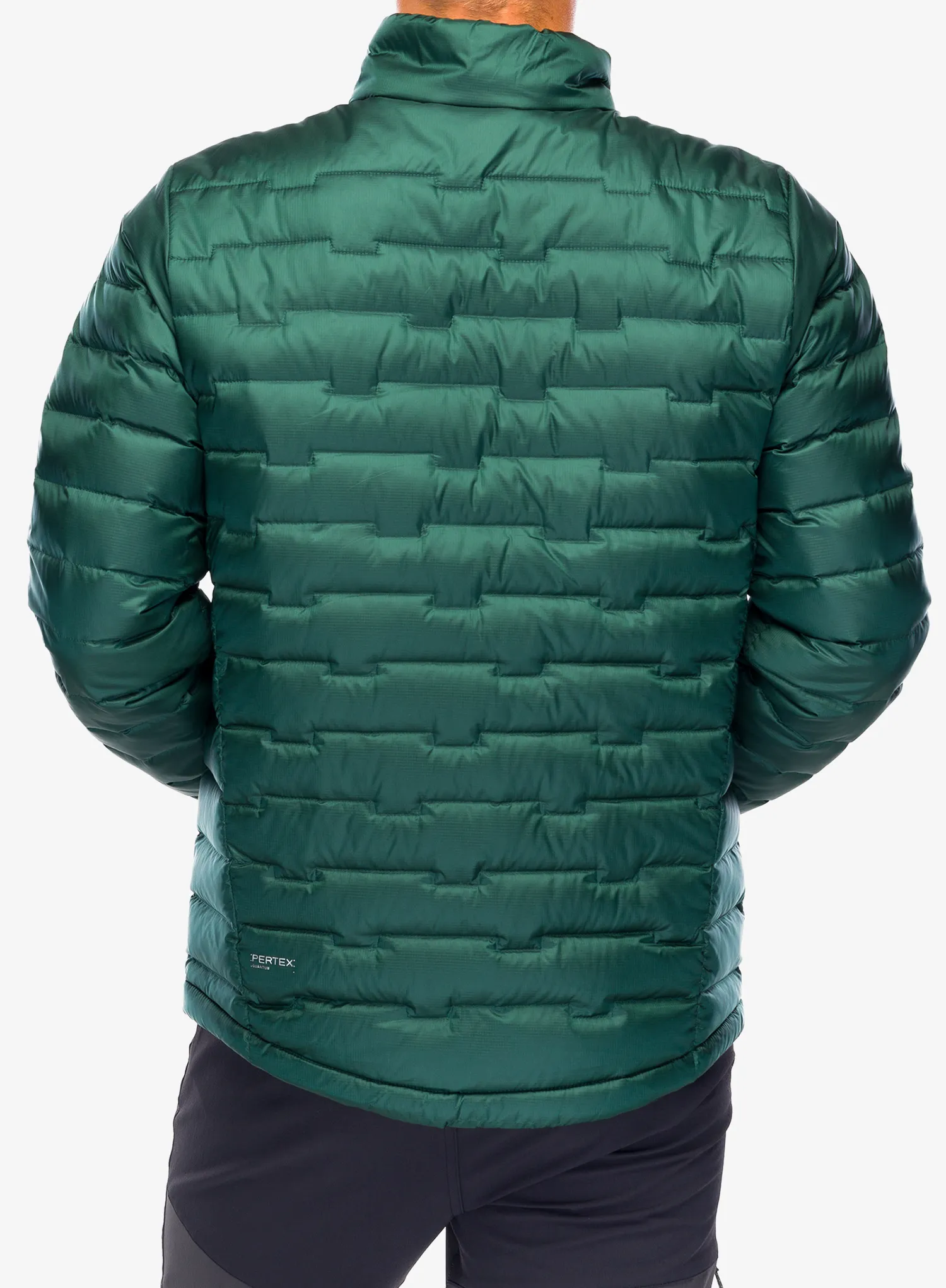 Péřová bunda Jack Wolfskin Passamani Down Jacket - black olive