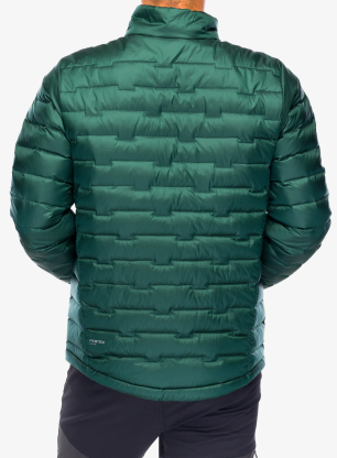 Péřová bunda Jack Wolfskin Passamani Down Jacket - black olive