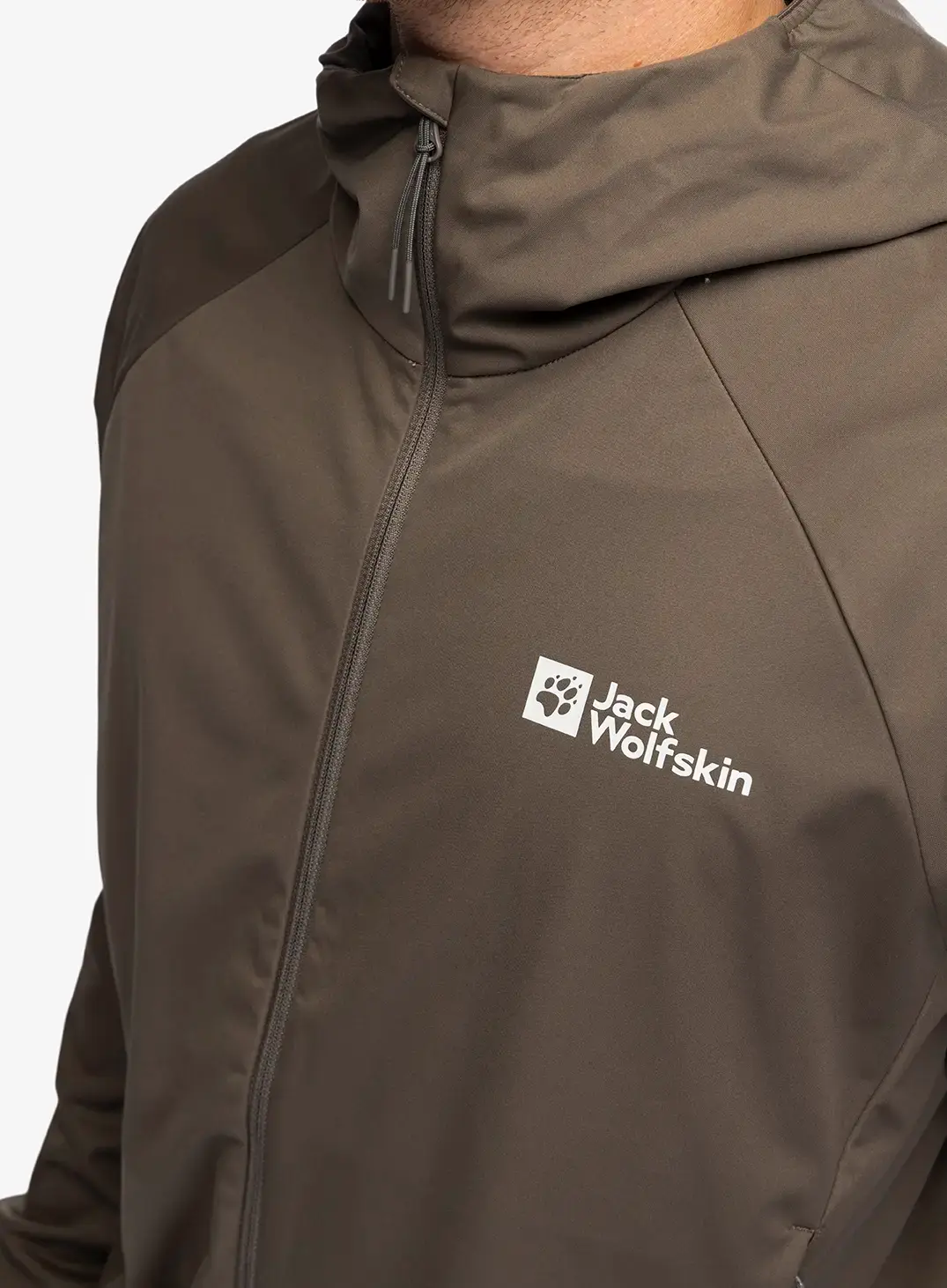Softshellová bunda Jack Wolfskin Prelight Pro Jacket - cold coffee