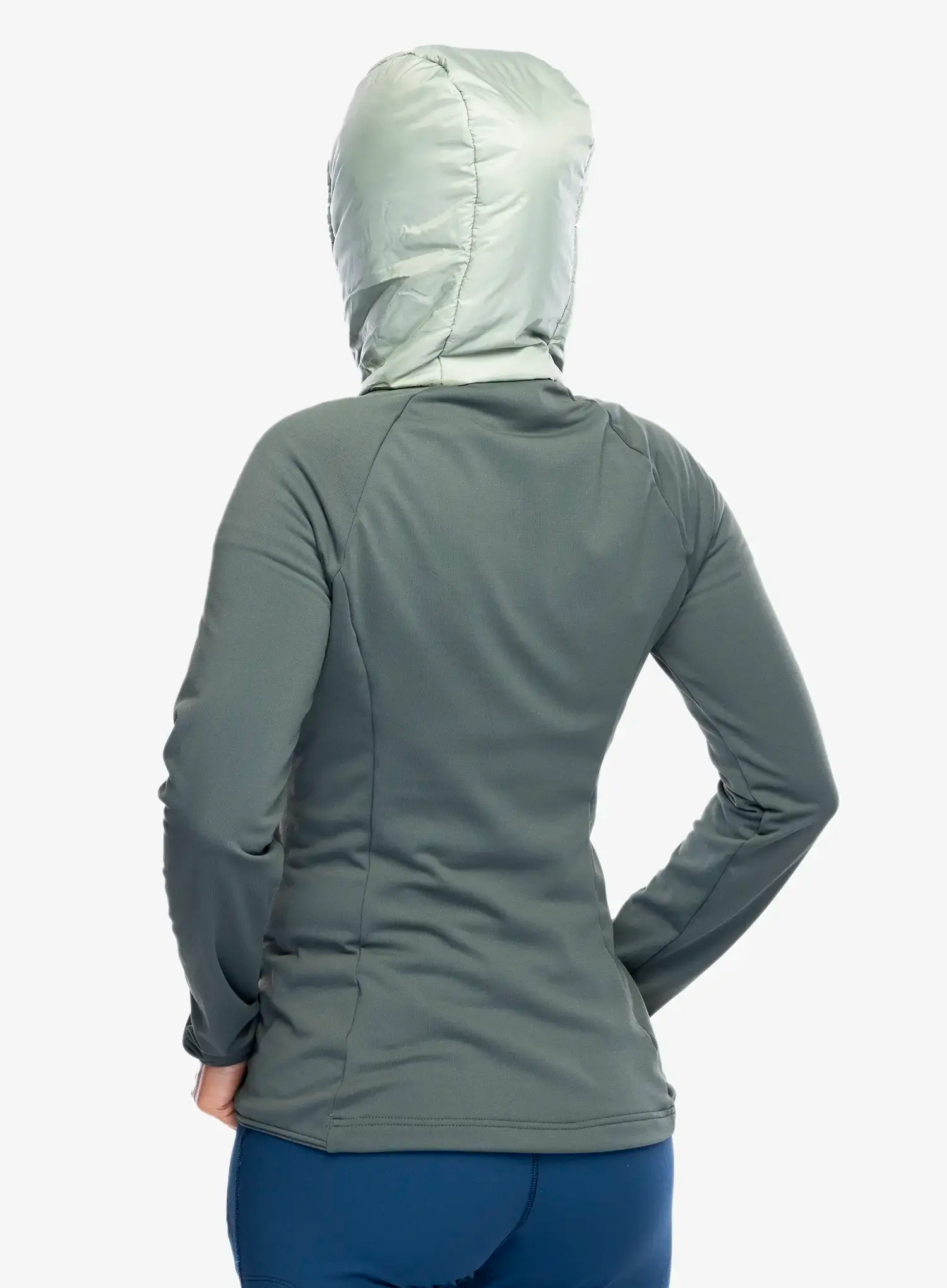 Hybridní bunda dámská Jack Wolfskin Routeburn Pro Hybrid - mint leaf