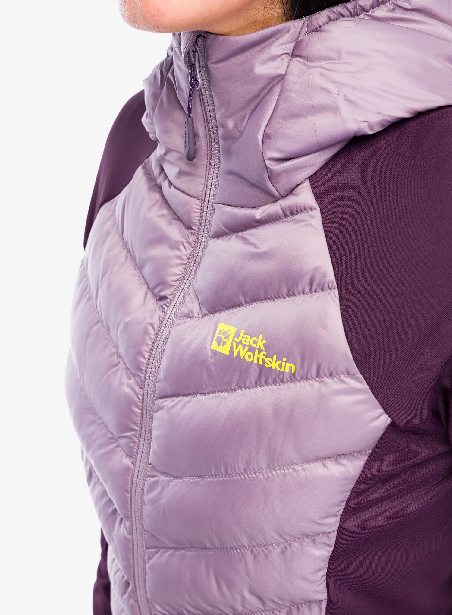 Hybridní bunda dámská Jack Wolfskin Routeburn Pro Hybrid - wild blossom