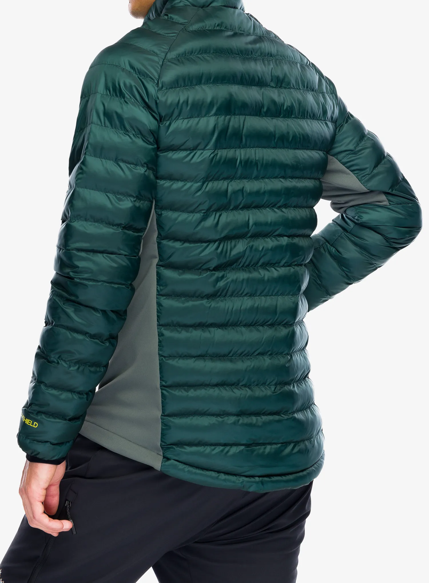 Zateplená bunda Jack Wolfskin Routeburn Pro Ins Jacket - black olive/firefly
