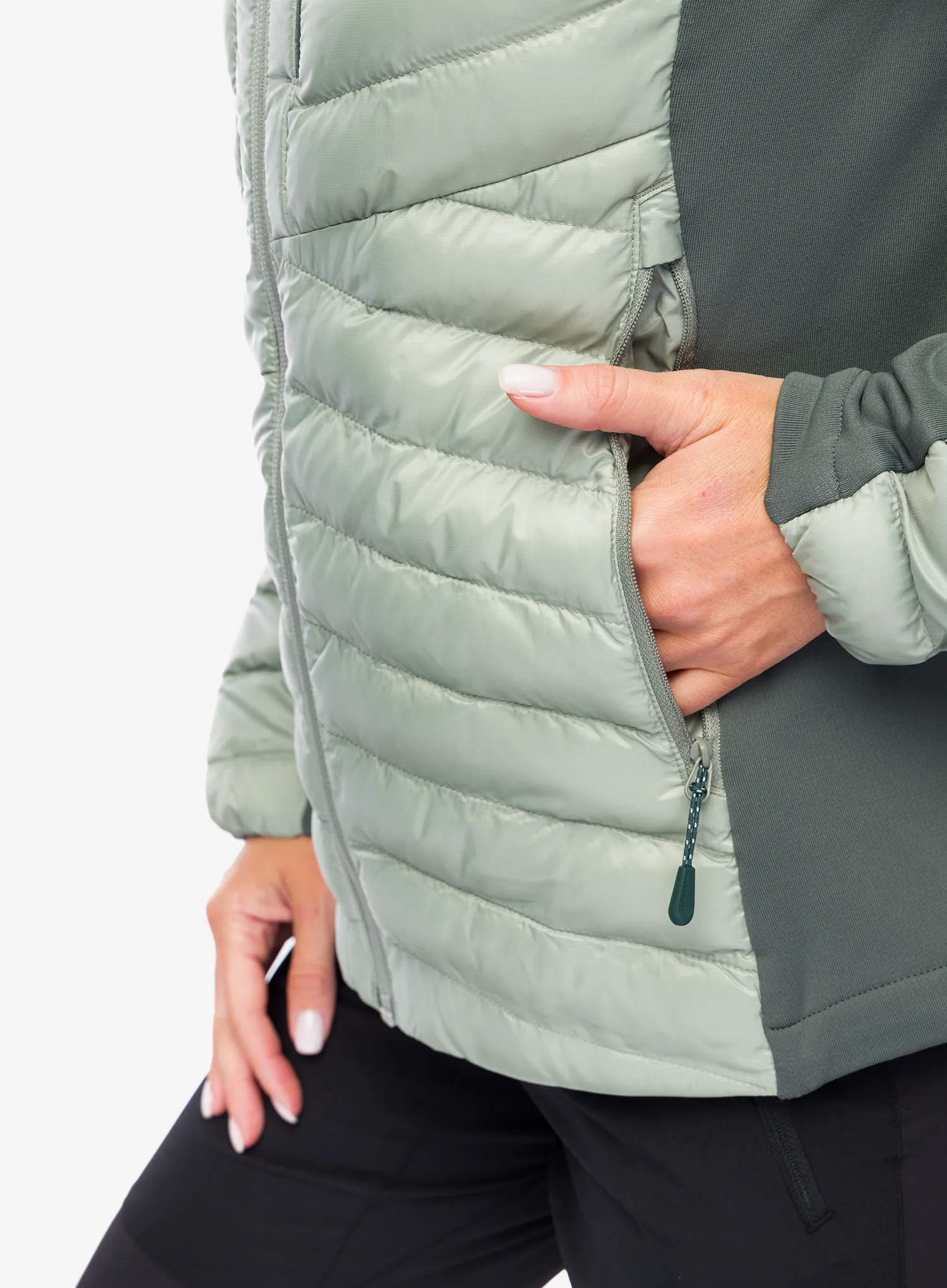 Zateplená bunda dámská Jack Wolfskin Routeburn Pro Ins Jacket - mint leaf