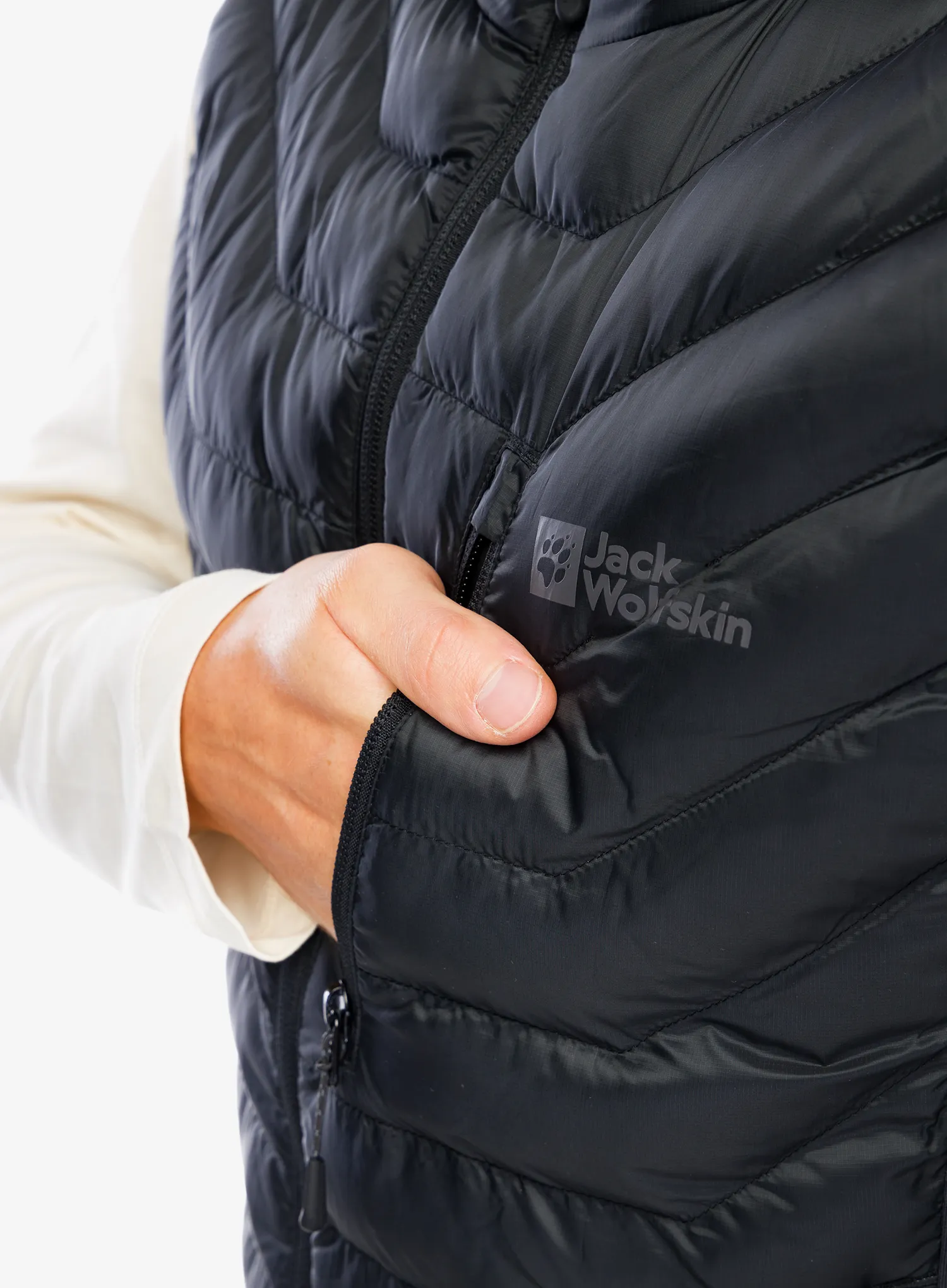Vesta Jack Wolfskin Routeburn Pro Ins Vest - black