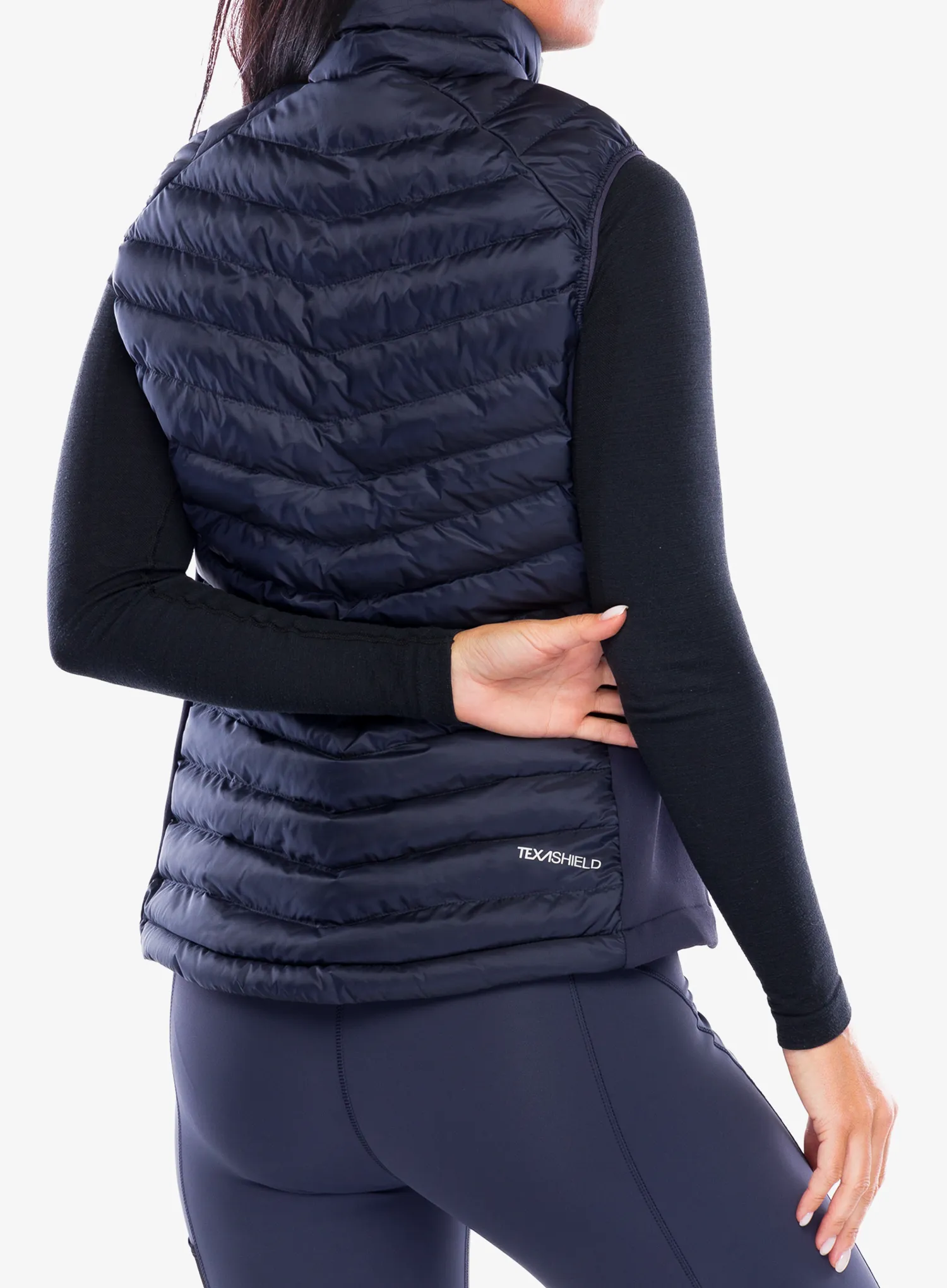 Vesta dámská Jack Wolfskin Routeburn Pro Ins Vest - graphite/cool grey