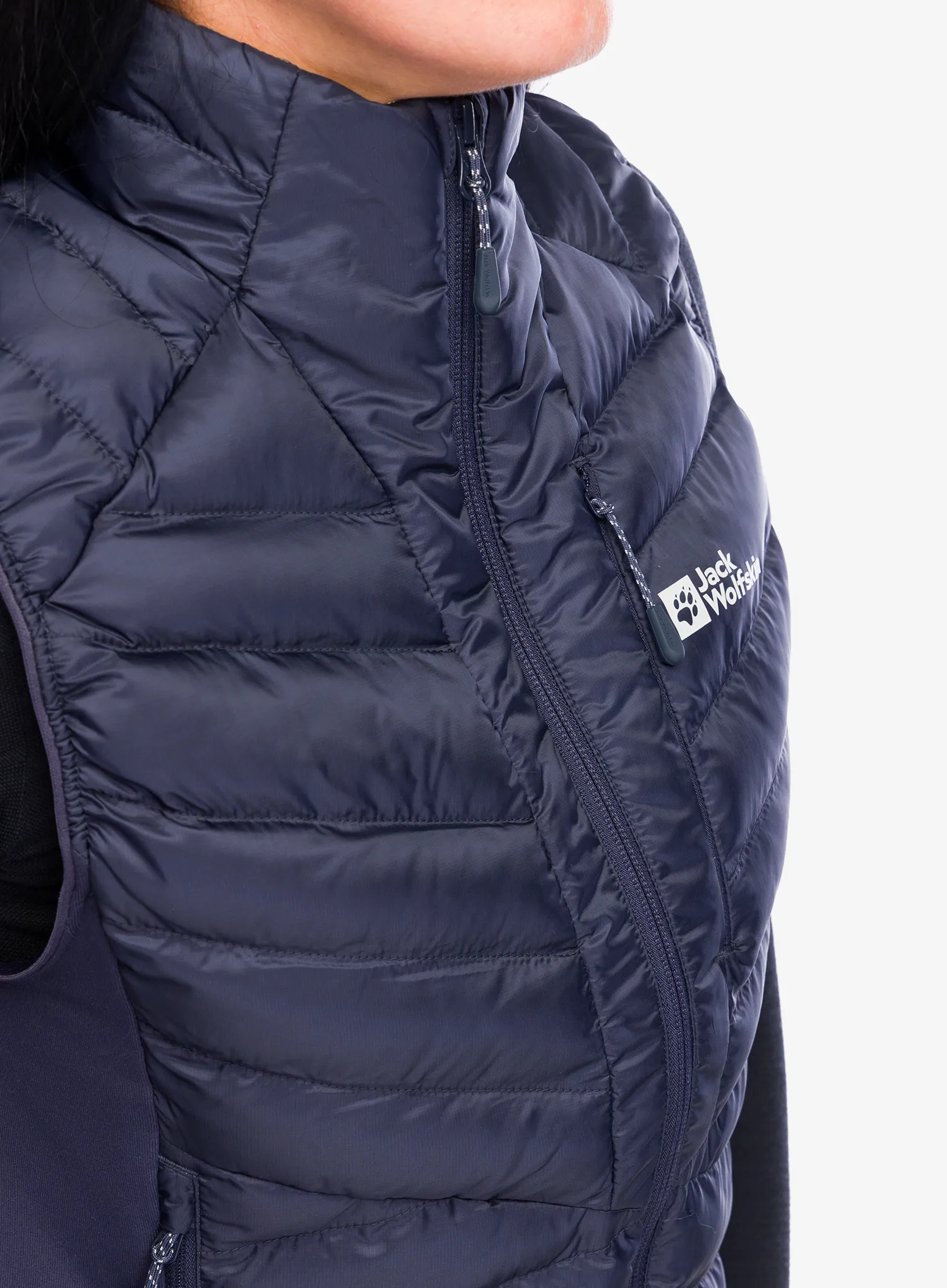 Vesta dámská Jack Wolfskin Routeburn Pro Ins Vest - graphite/cool grey