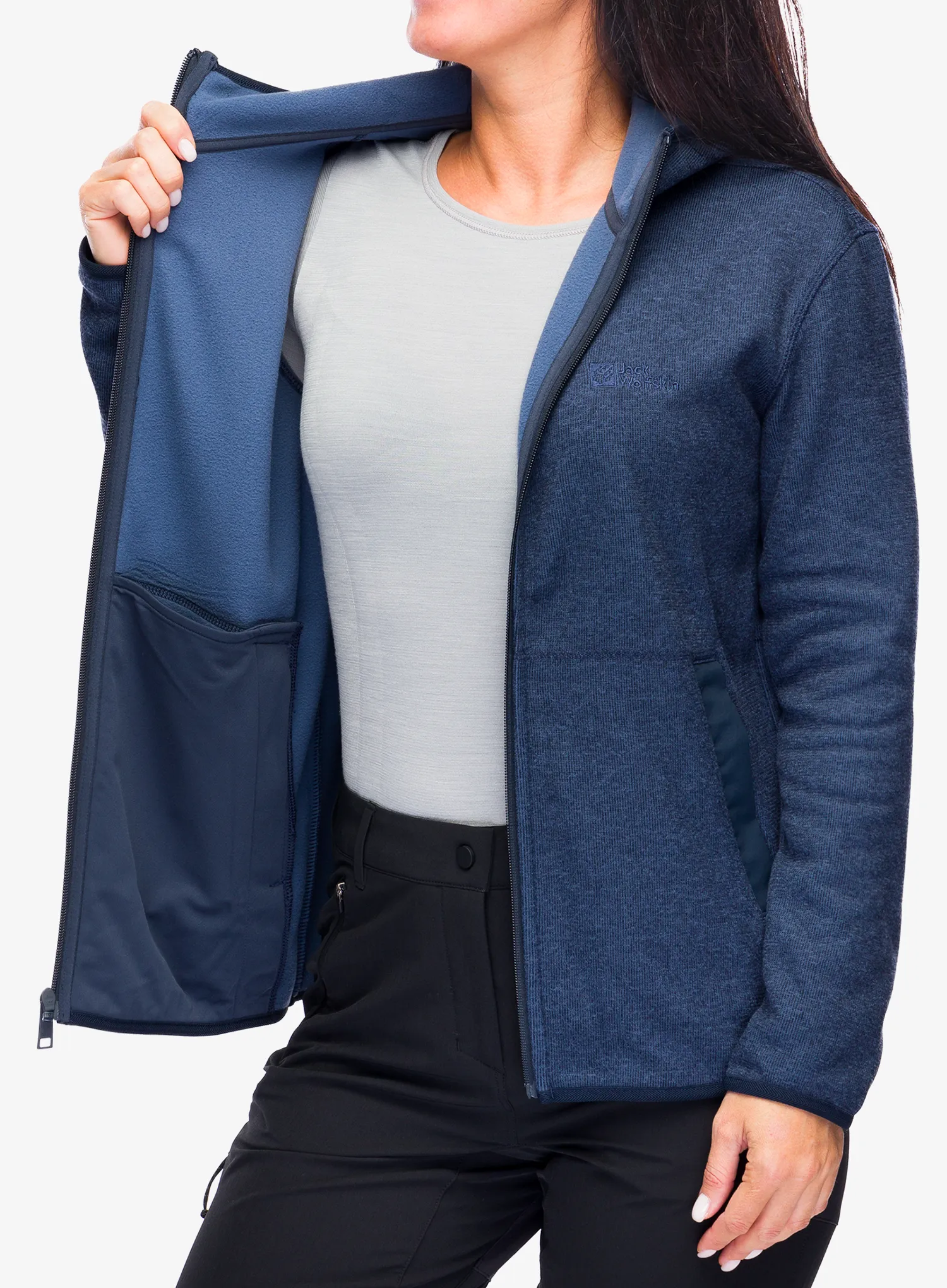 Fleecová bunda Jack Wolfskin Tannenspur Jacket - night blue