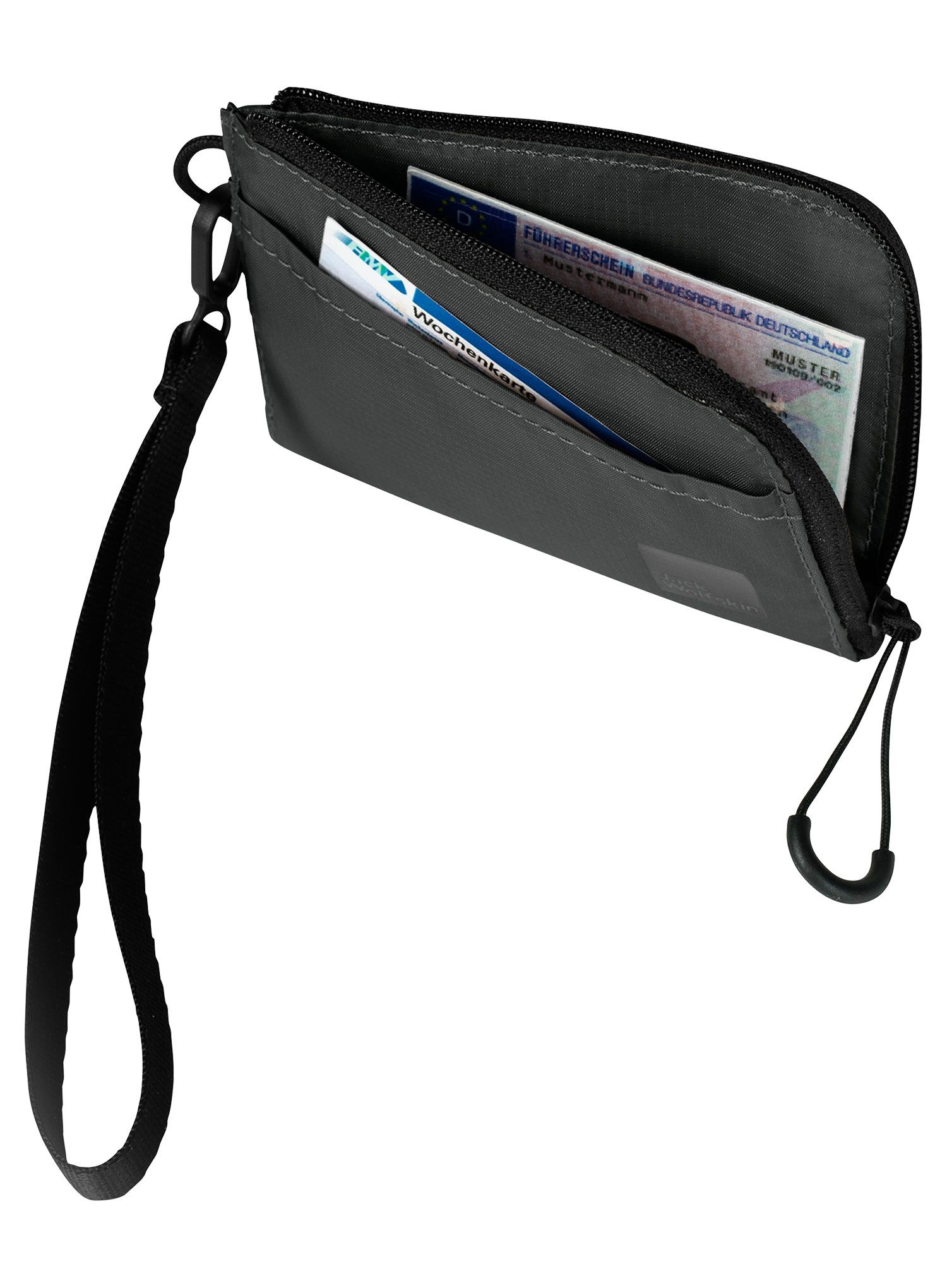 Peněženka Jack Wolfskin Wandermood Wallet - granite black