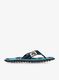 Žabky Gumbies Islander Canvas Flip-Flops - navy waves